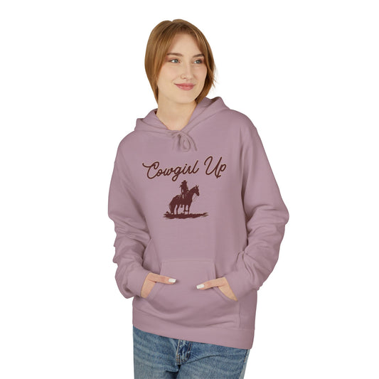 COWGIRL UP B UNISEX Midweight Softstyle Fleece Hoodie