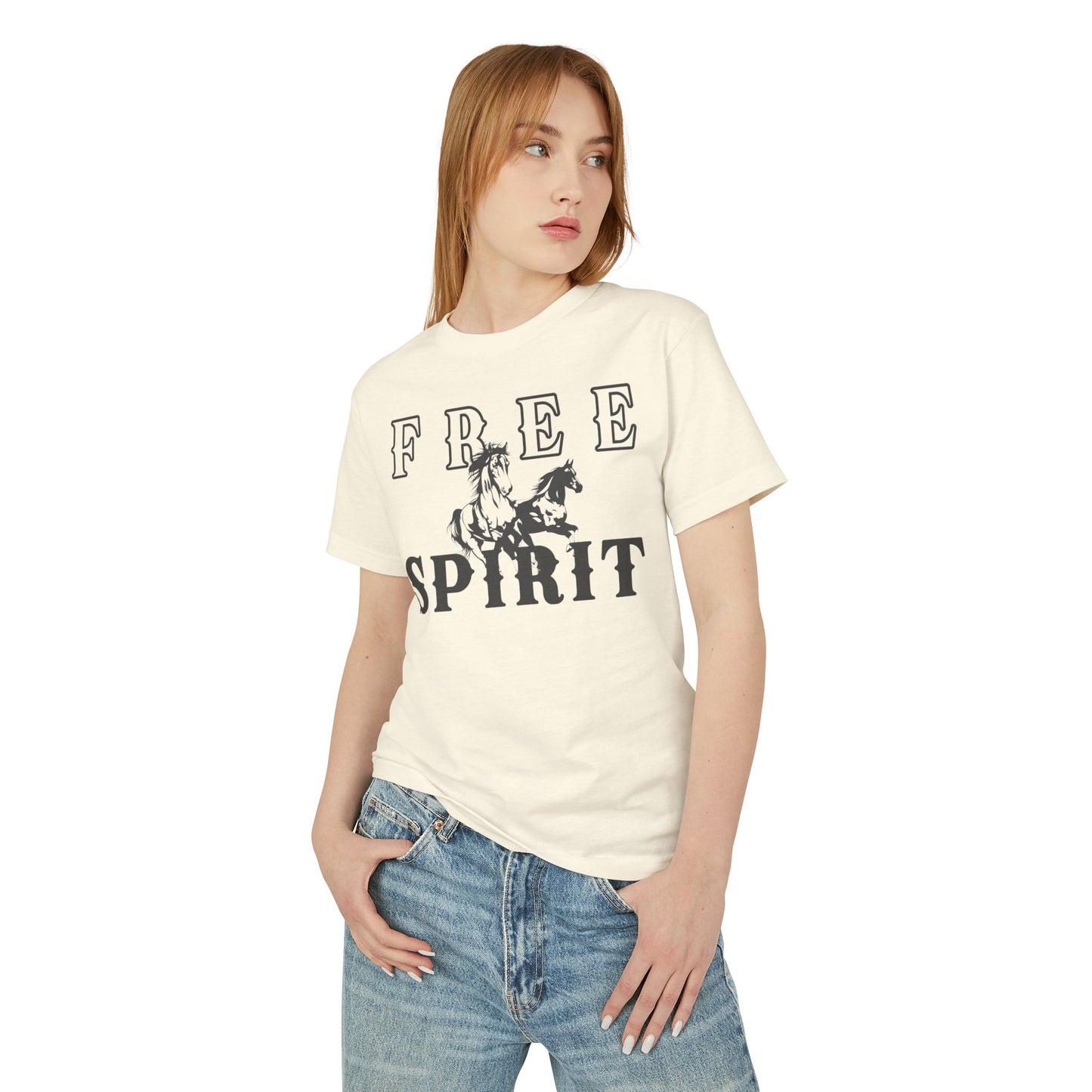 FREE SPIRIT UNISEX Garment-Dyed Heavyweight Cotton Tee