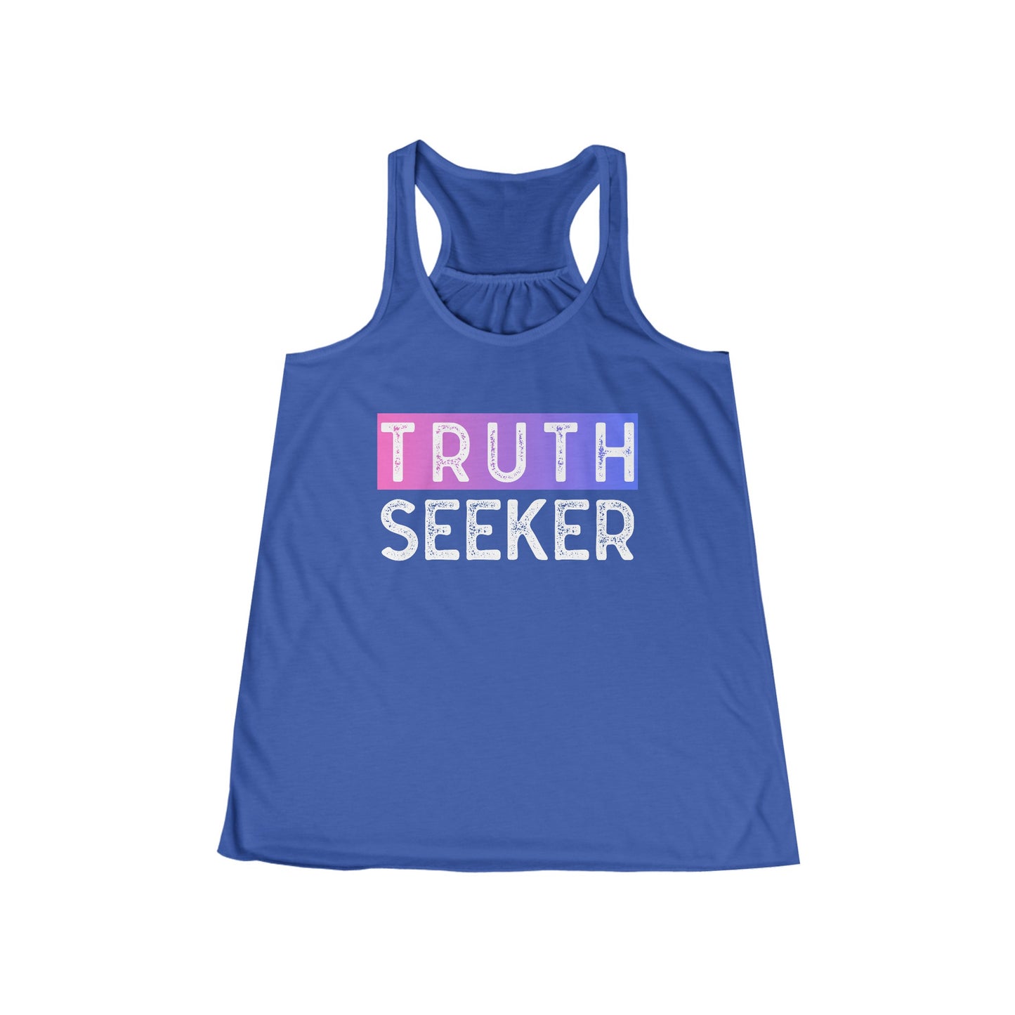 INSPIRED Truth Seeker Grad WOMEN'S Flowy Racerback Tank