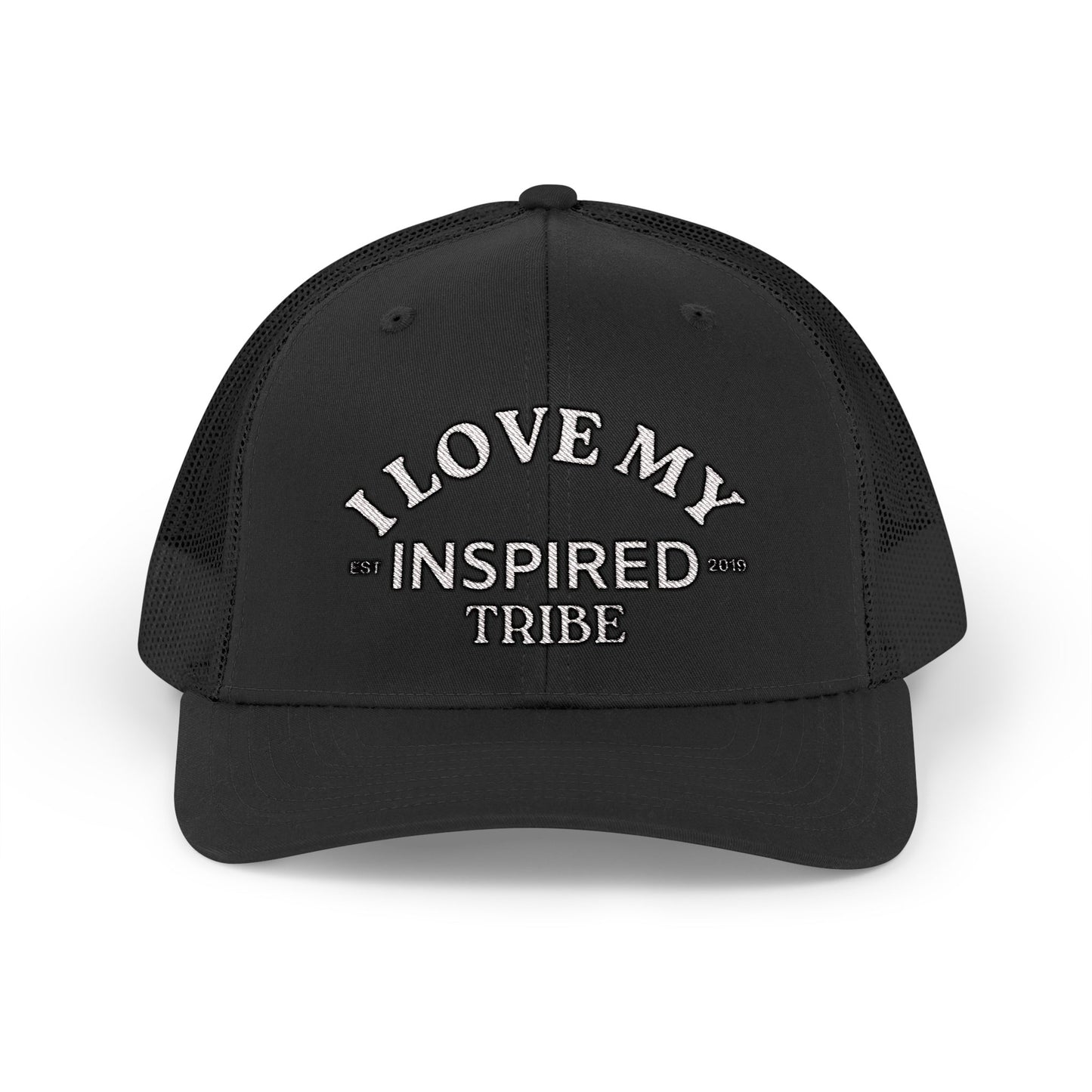 I LOVE MY INSPIRED TRIBE Embroidered Snapback Trucker Cap