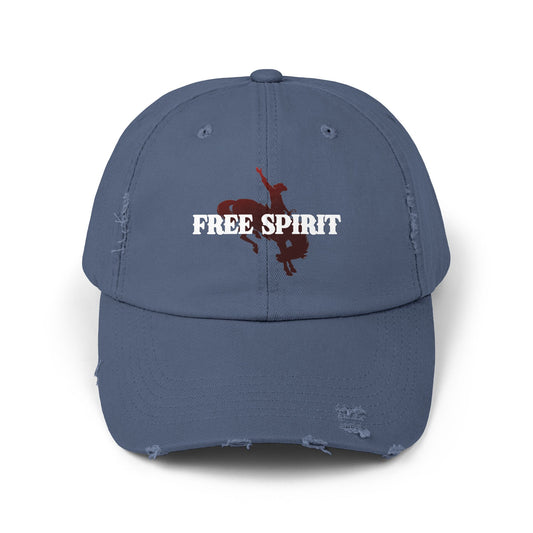 FREE SPIRIT Unisex Distressed Cap