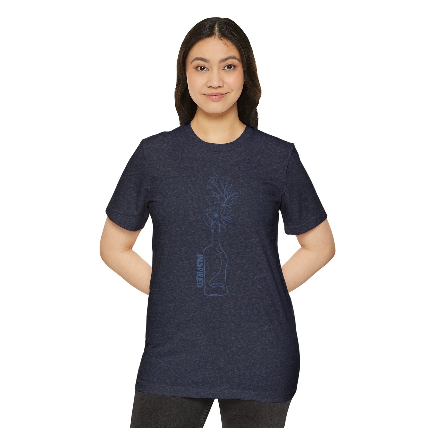INSPIRED GARDEN V Unisex Recycled ORGANIC T-Shirt