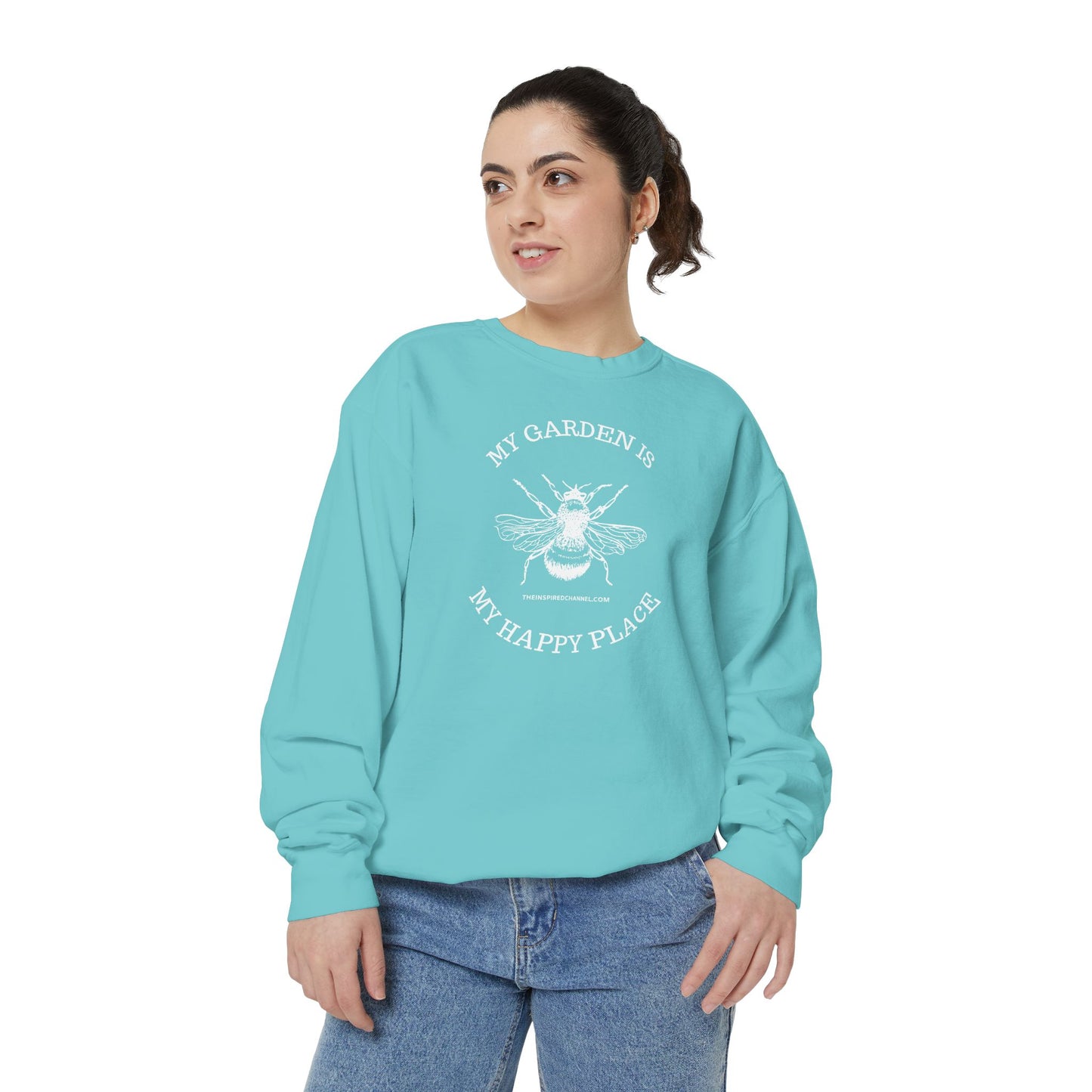 INSPIRED GARDEN Unisex Dyed Sweatshirt
