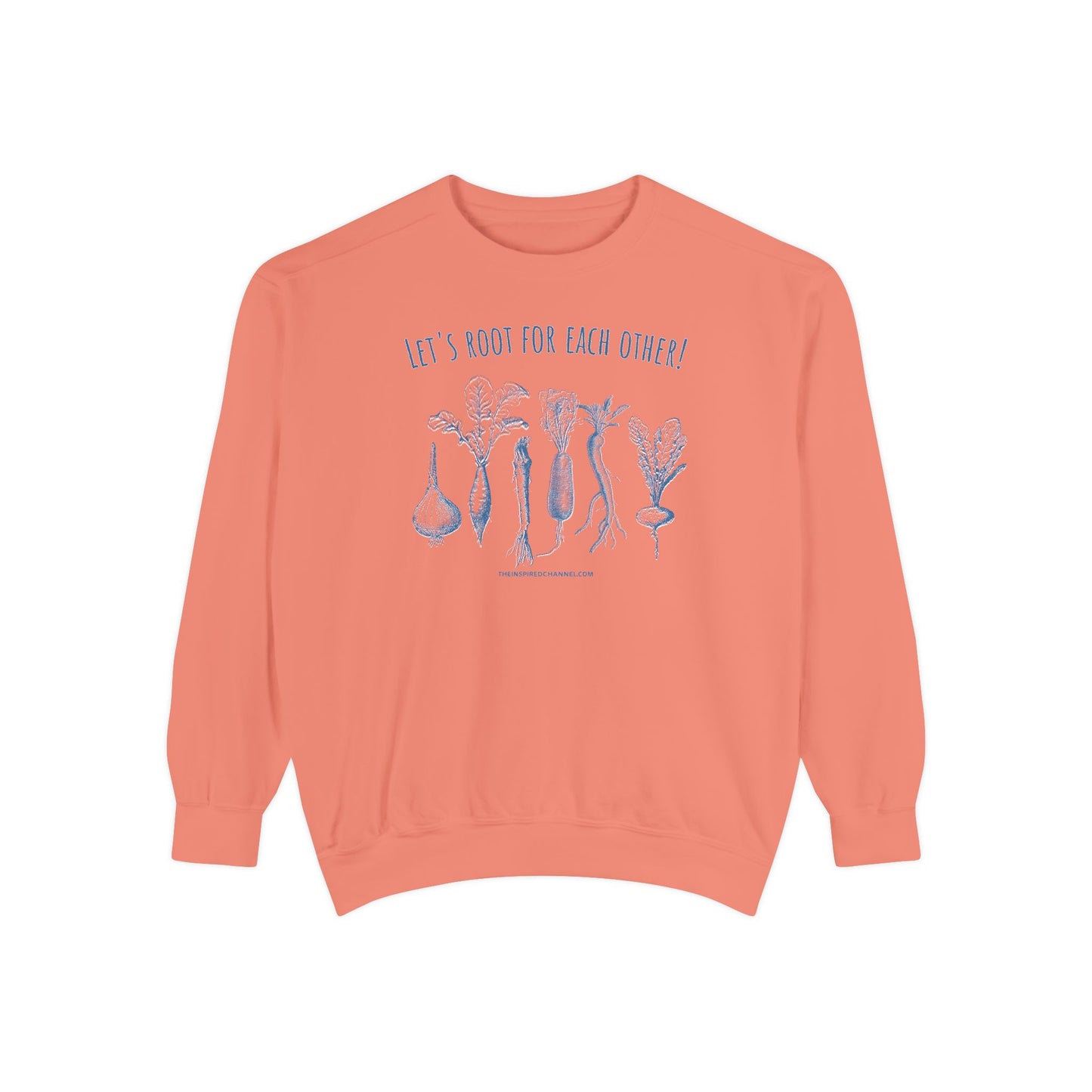 INSPIRED GARDEN L Unisex Dyed Sweatshirt