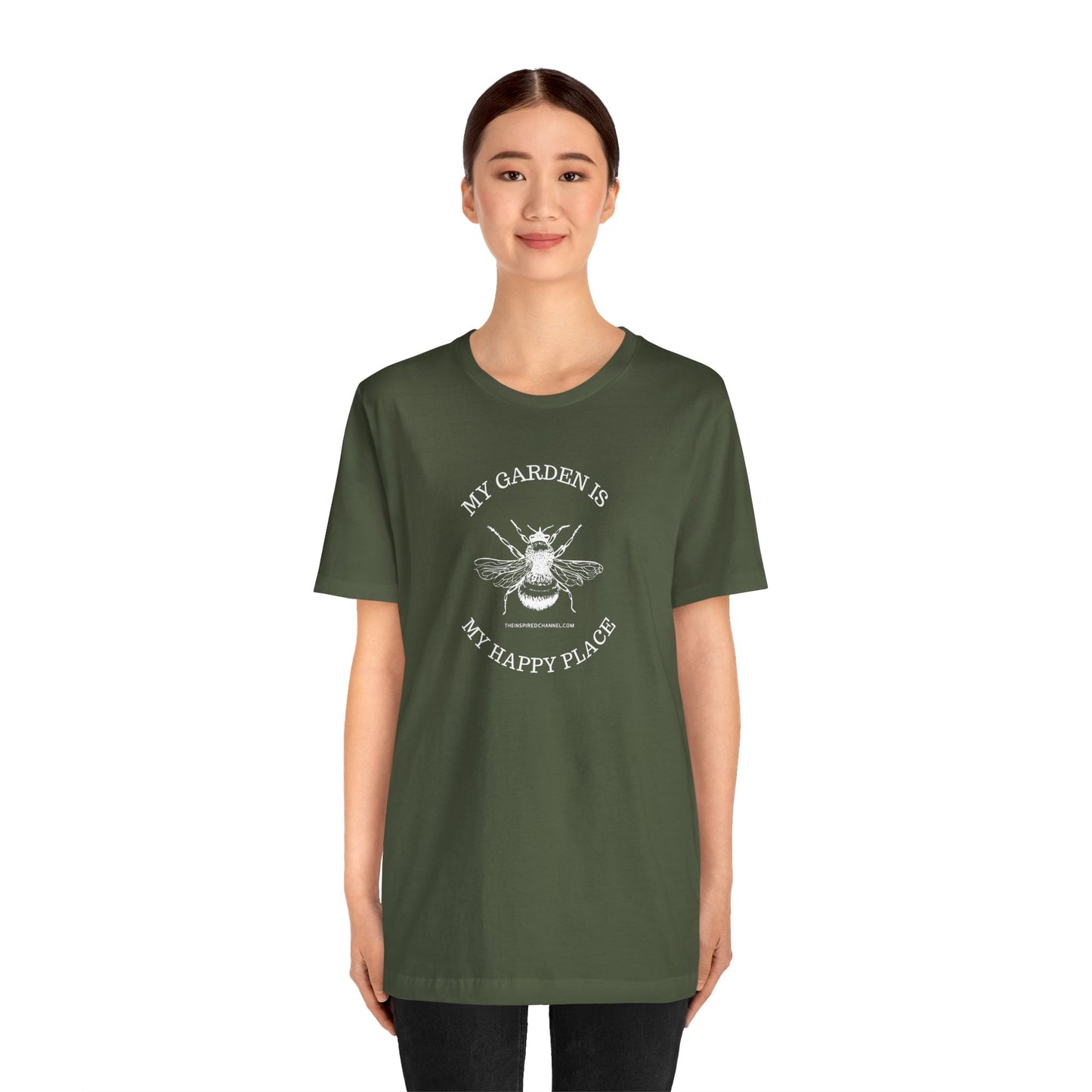 INSPIRED GARDEN Unisex Jersey Short Sleeve Tee