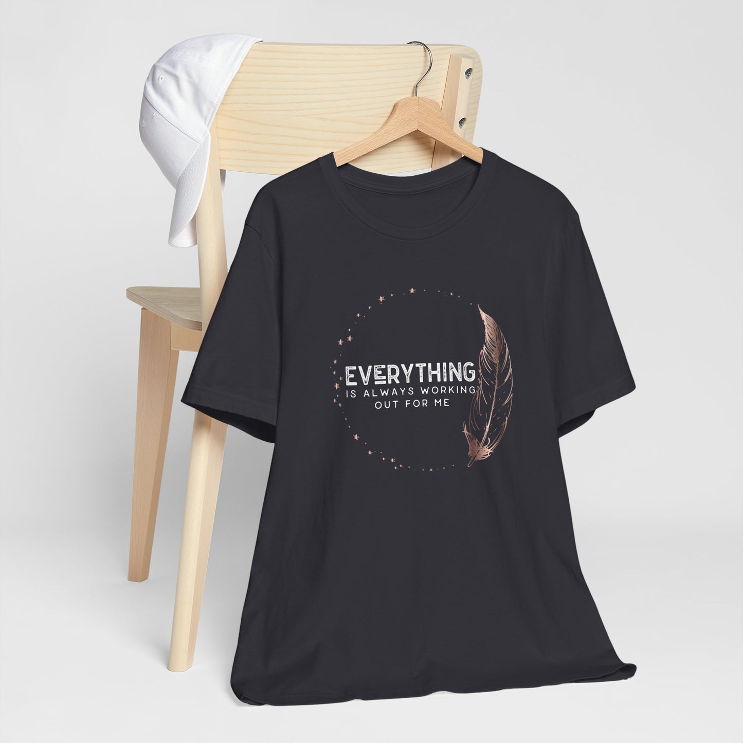 INSPIRED Everything is always ... Jersey Short Sleeve Tee