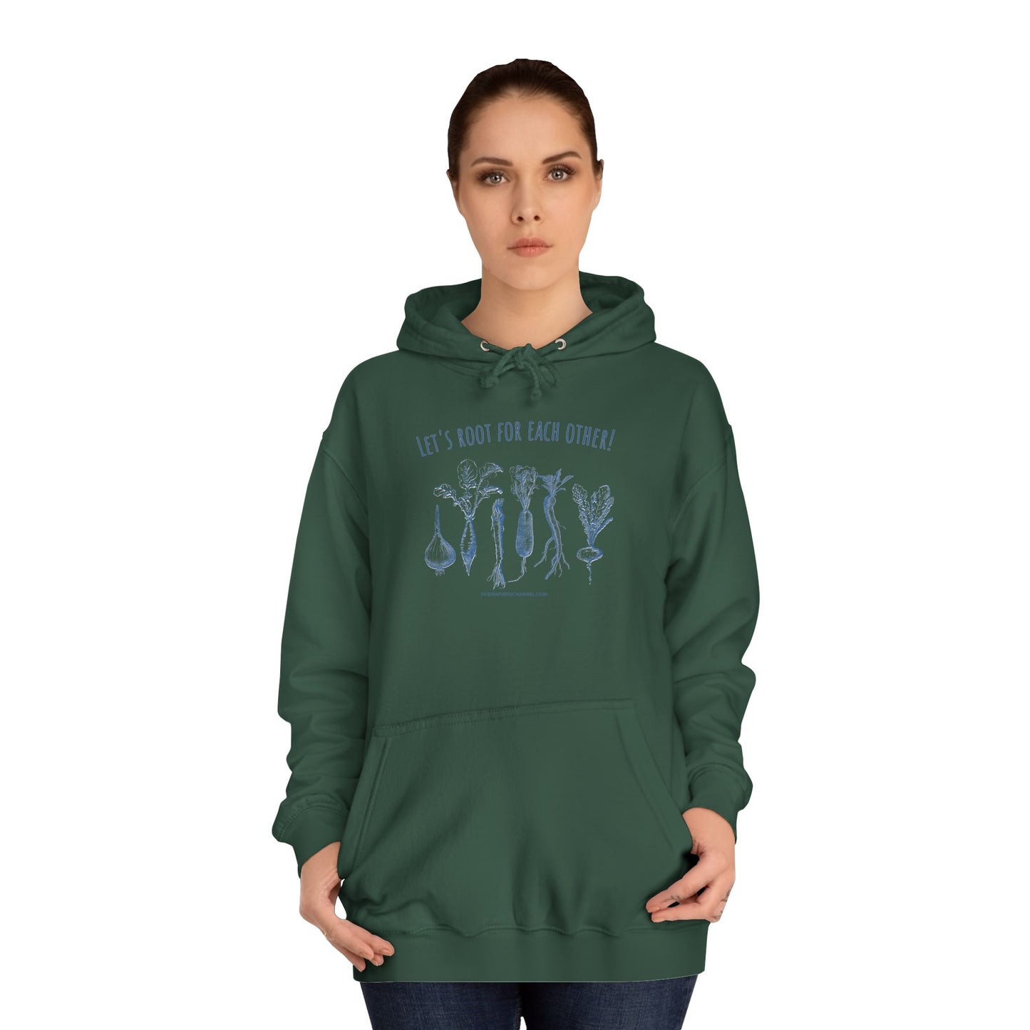 INSPIRED GARDEN L UNISEX College Hoodie