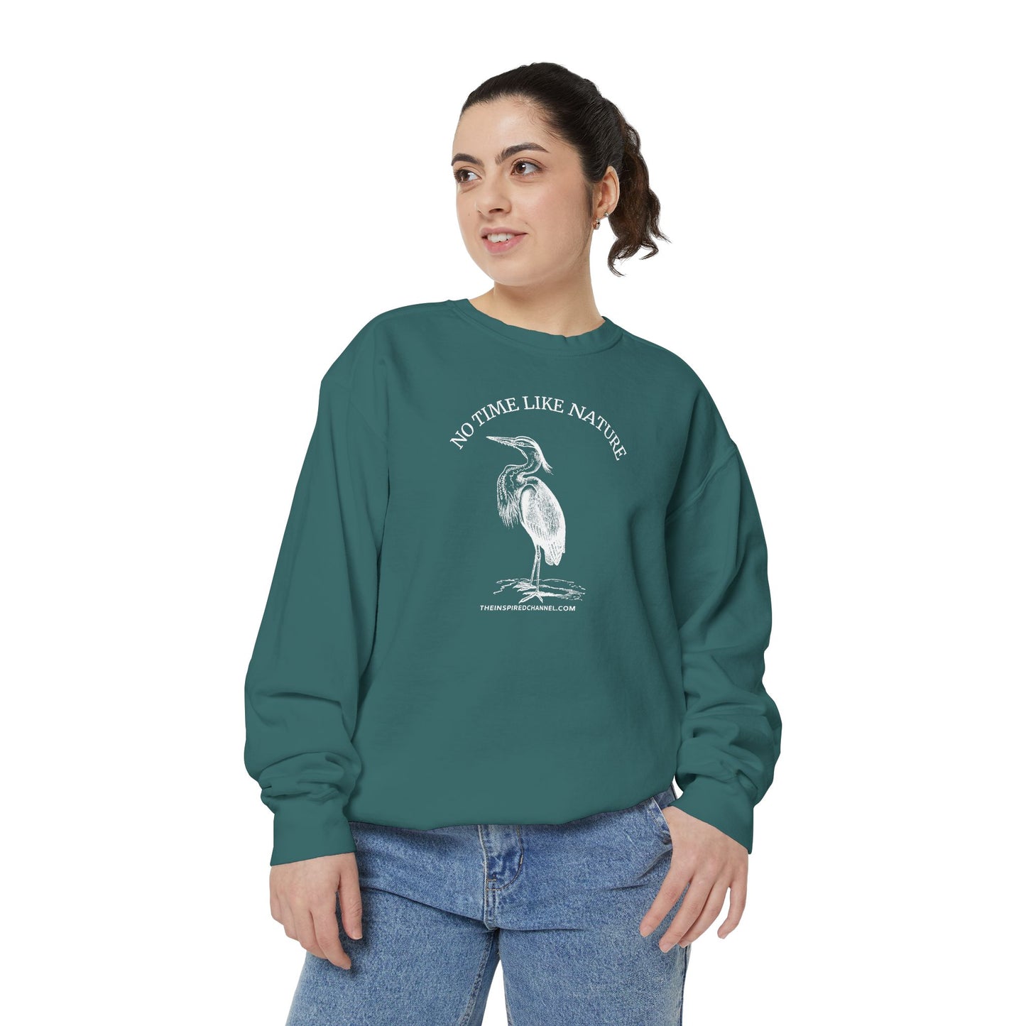INSPIRED GARDEN Unisex Dyed Sweatshirt