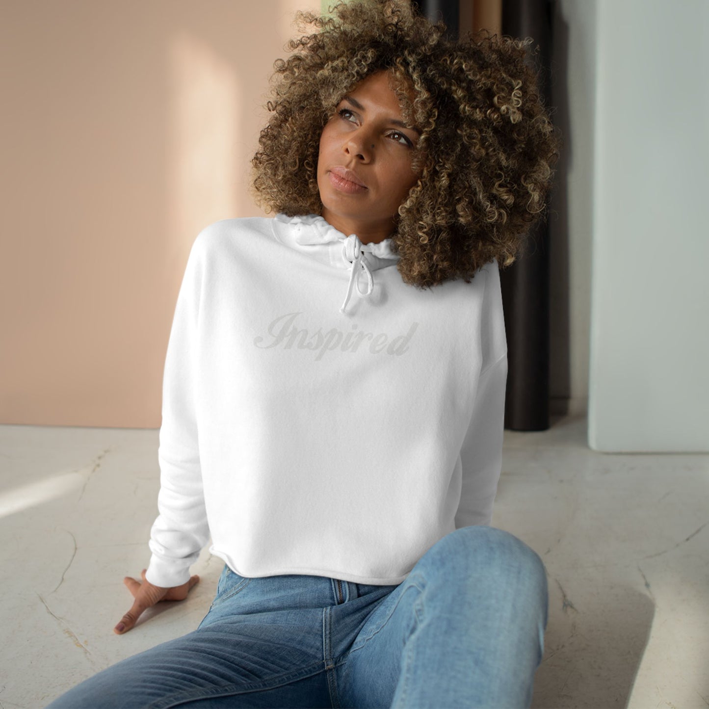 INSPIRED Crop Hoodie