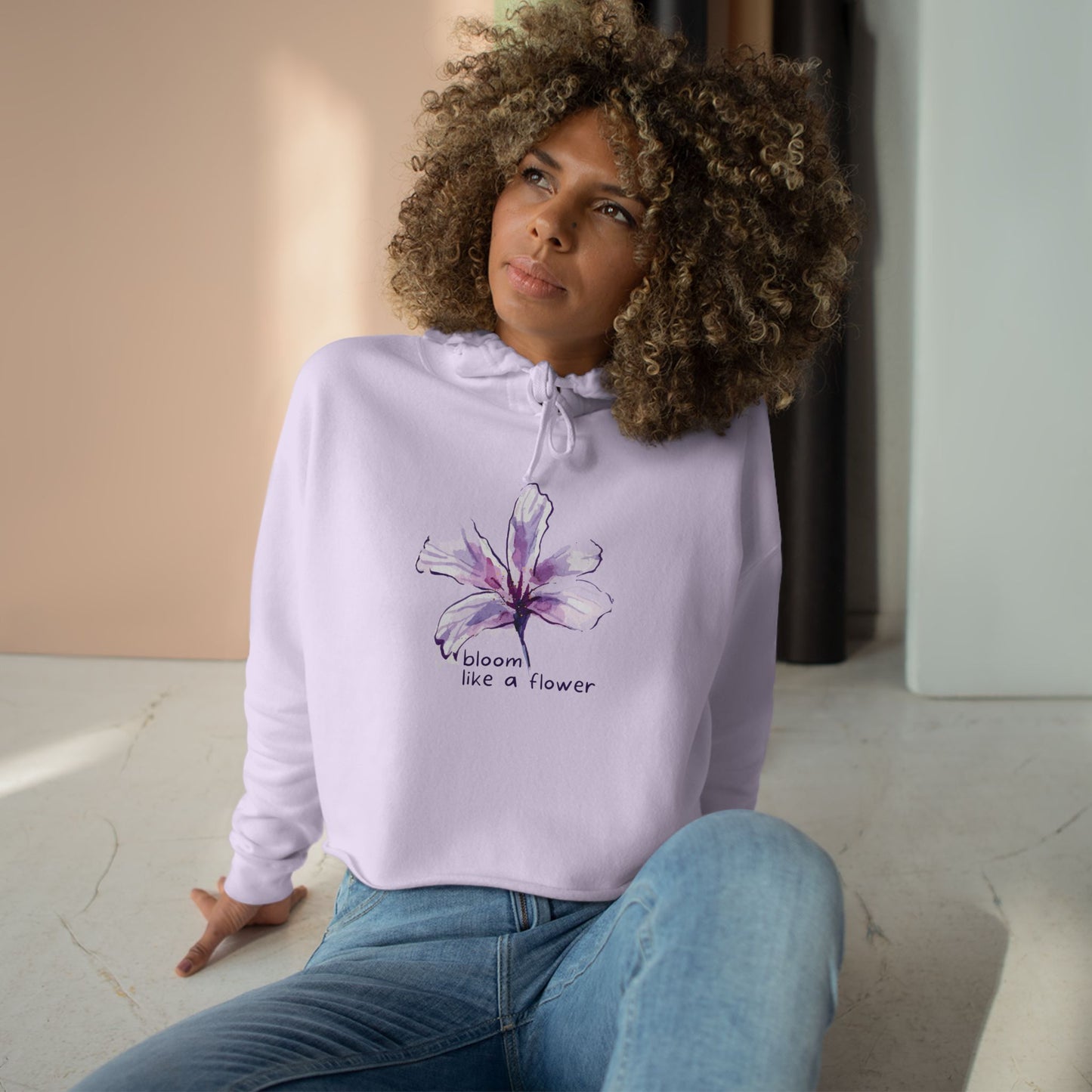 INSPIRED GARDEN Crop Hoodie