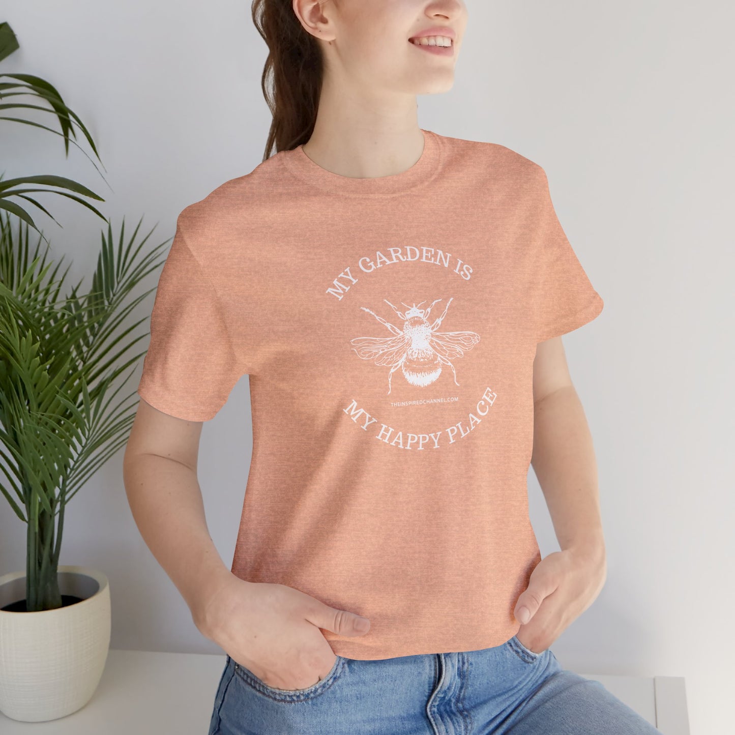 INSPIRED GARDEN Unisex Jersey Short Sleeve Tee