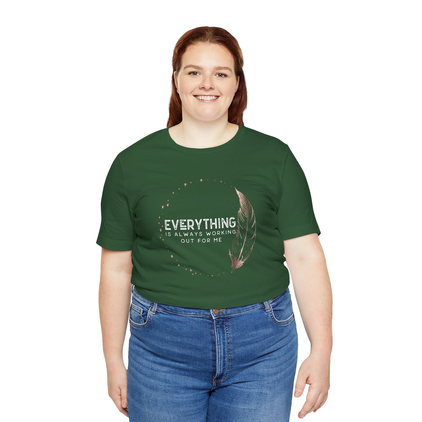 INSPIRED Everything is always ... Jersey Short Sleeve Tee