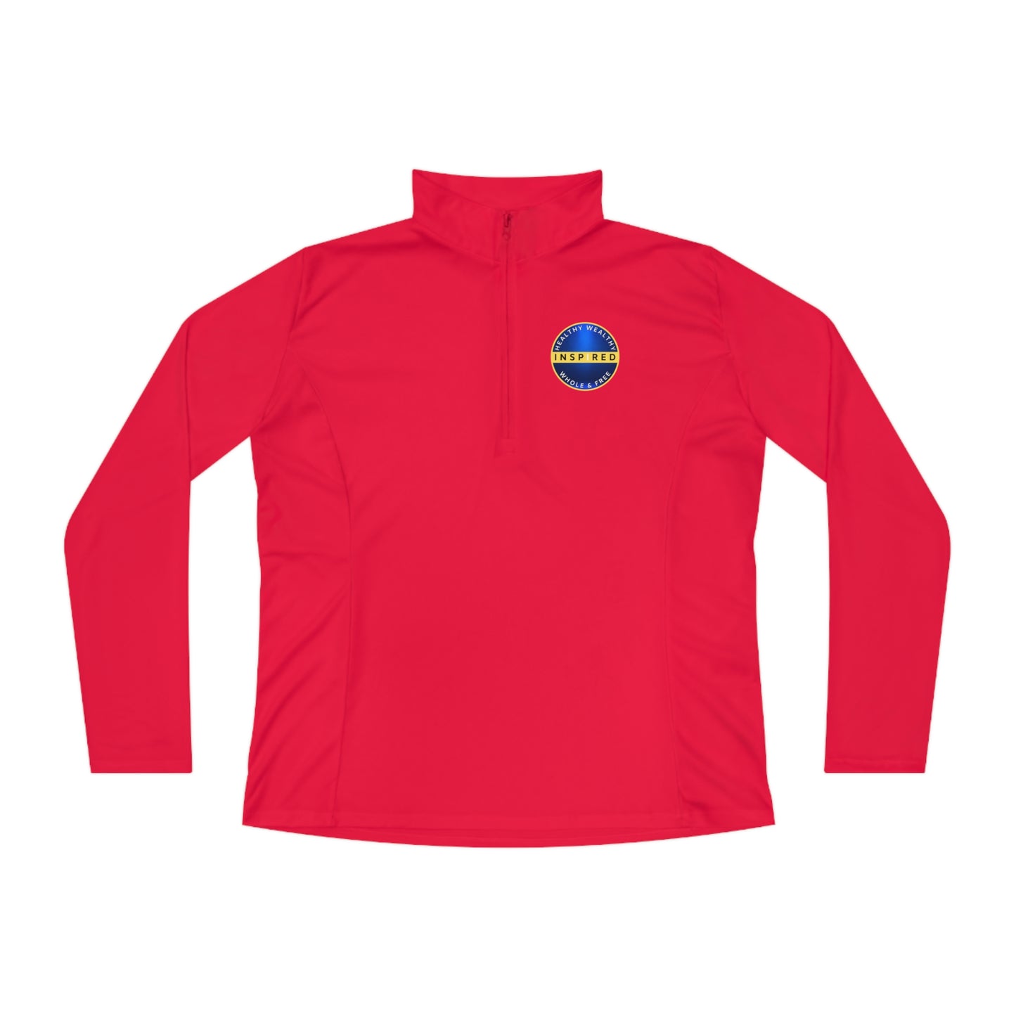 INSPIRED HWWF Ladies Quarter-Zip Pullover