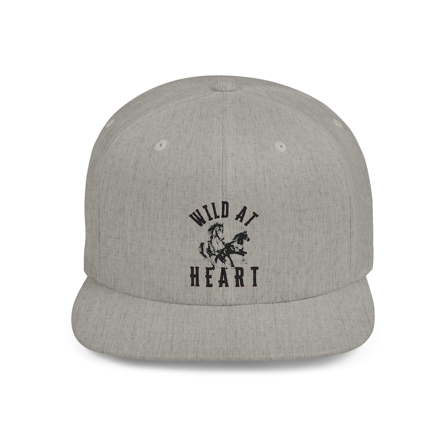 WILD AT HEART Flat Bill Snapback