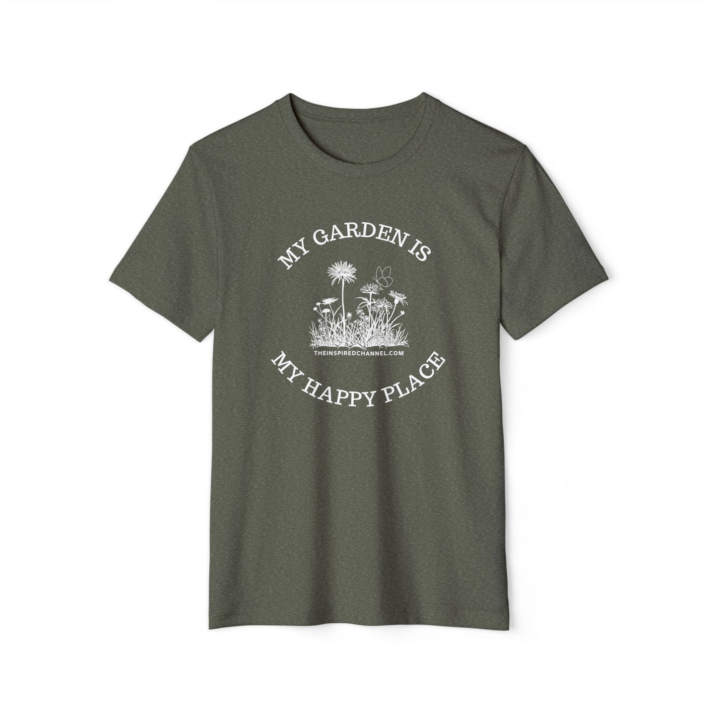 INSPIRED GARDEN Unisex Recycled ORGANIC T-Shirt