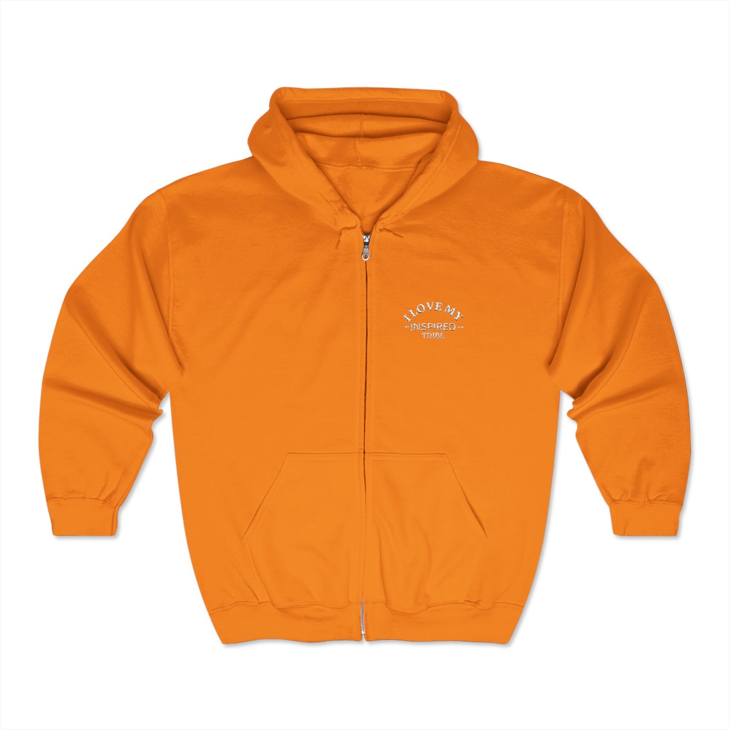 I LOVE MY INSPIRED TRIBE Unisex Heavy Blend™ Full Zip Hooded Sweatshirt
