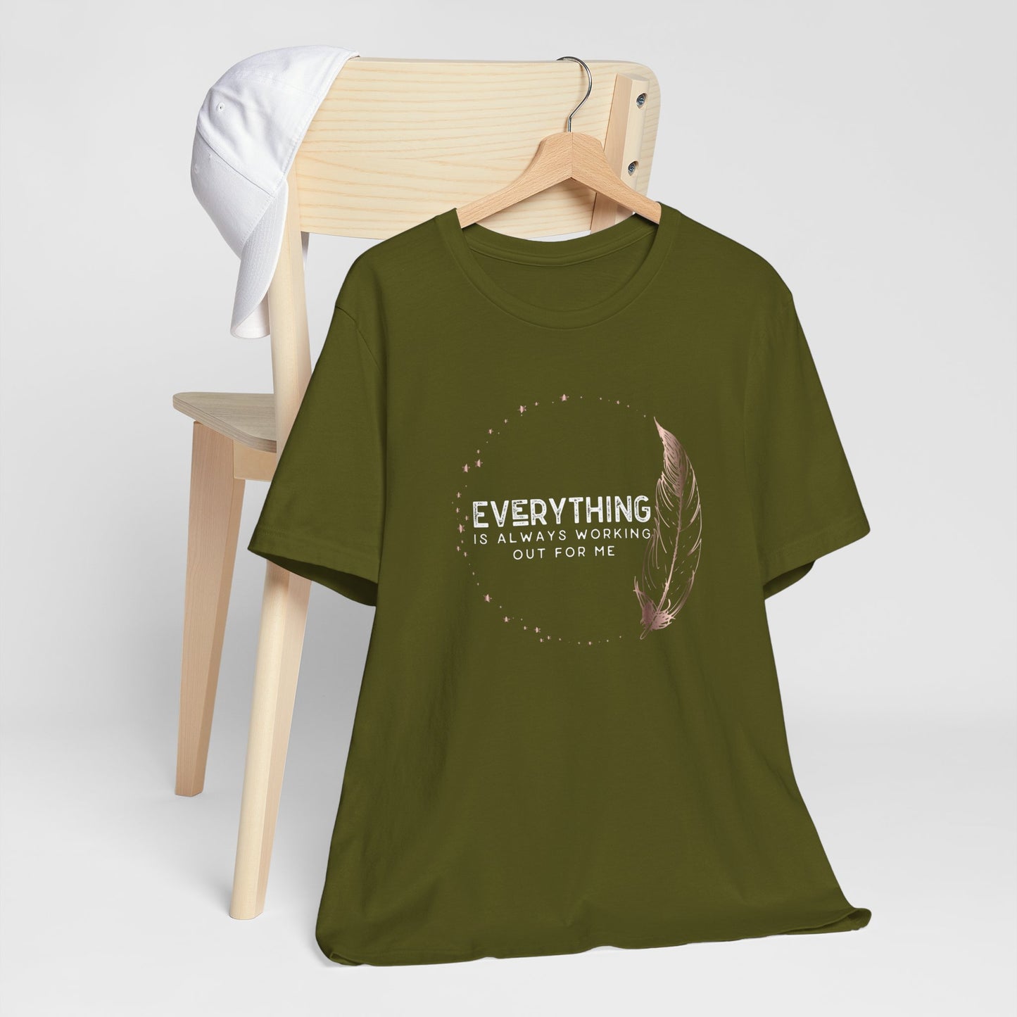 INSPIRED Everything is always ... Jersey Short Sleeve Tee