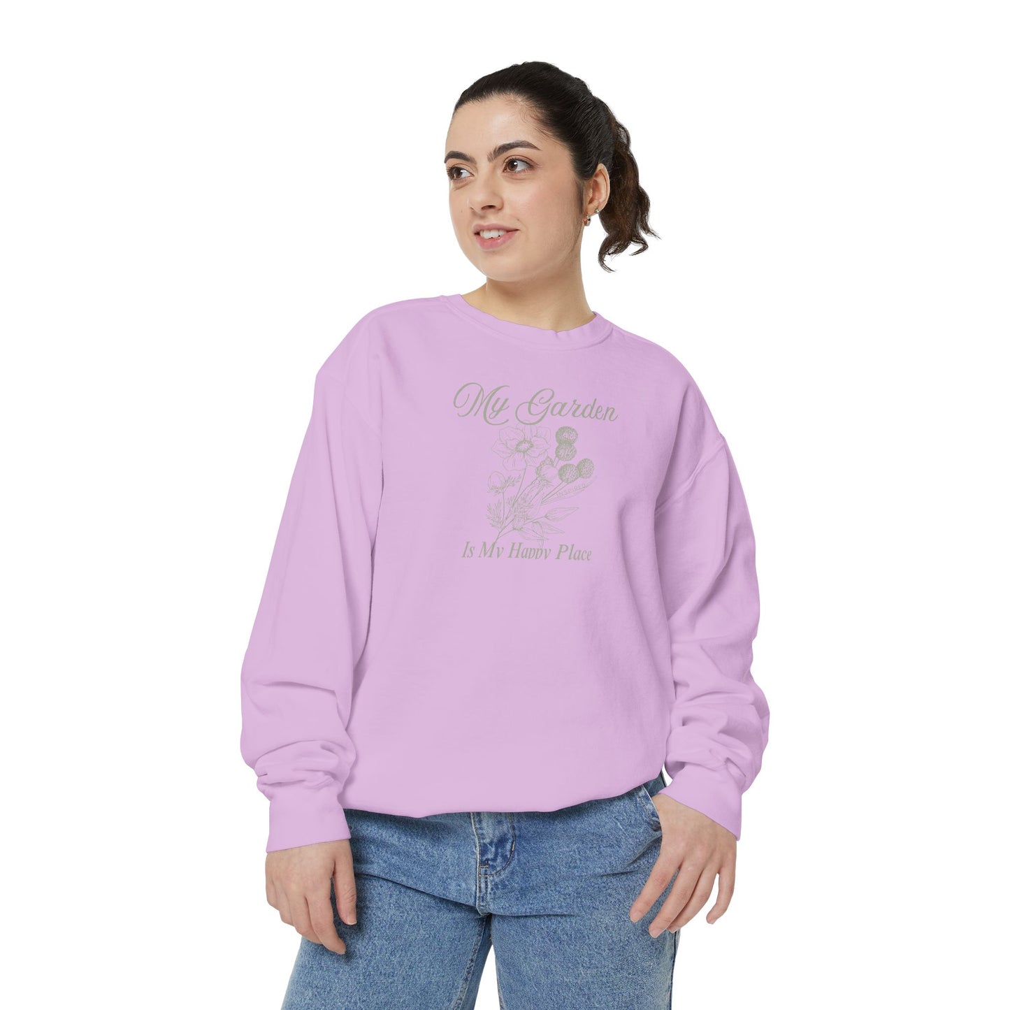 INSPIRED GARDEN M Unisex Dyed Sweatshirt