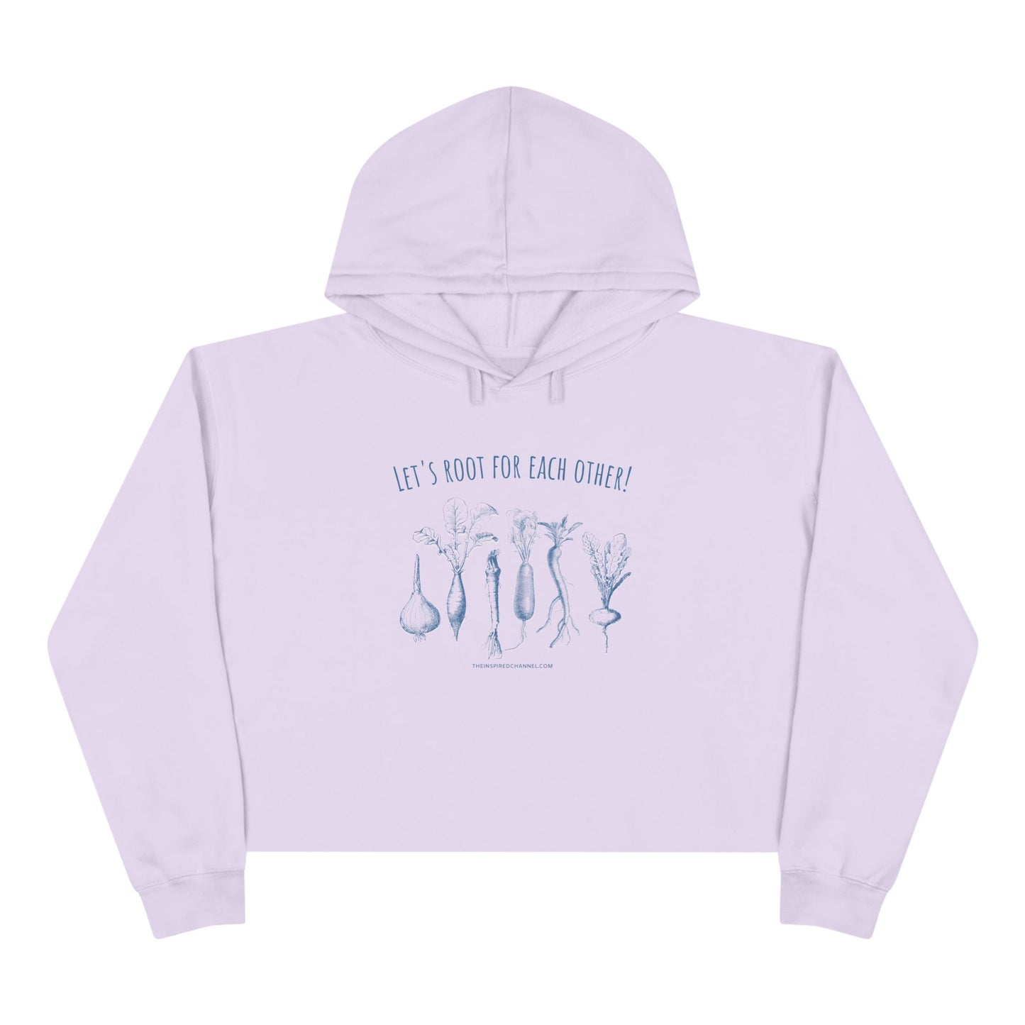 INSPIRED GARDEN L Crop Hoodie