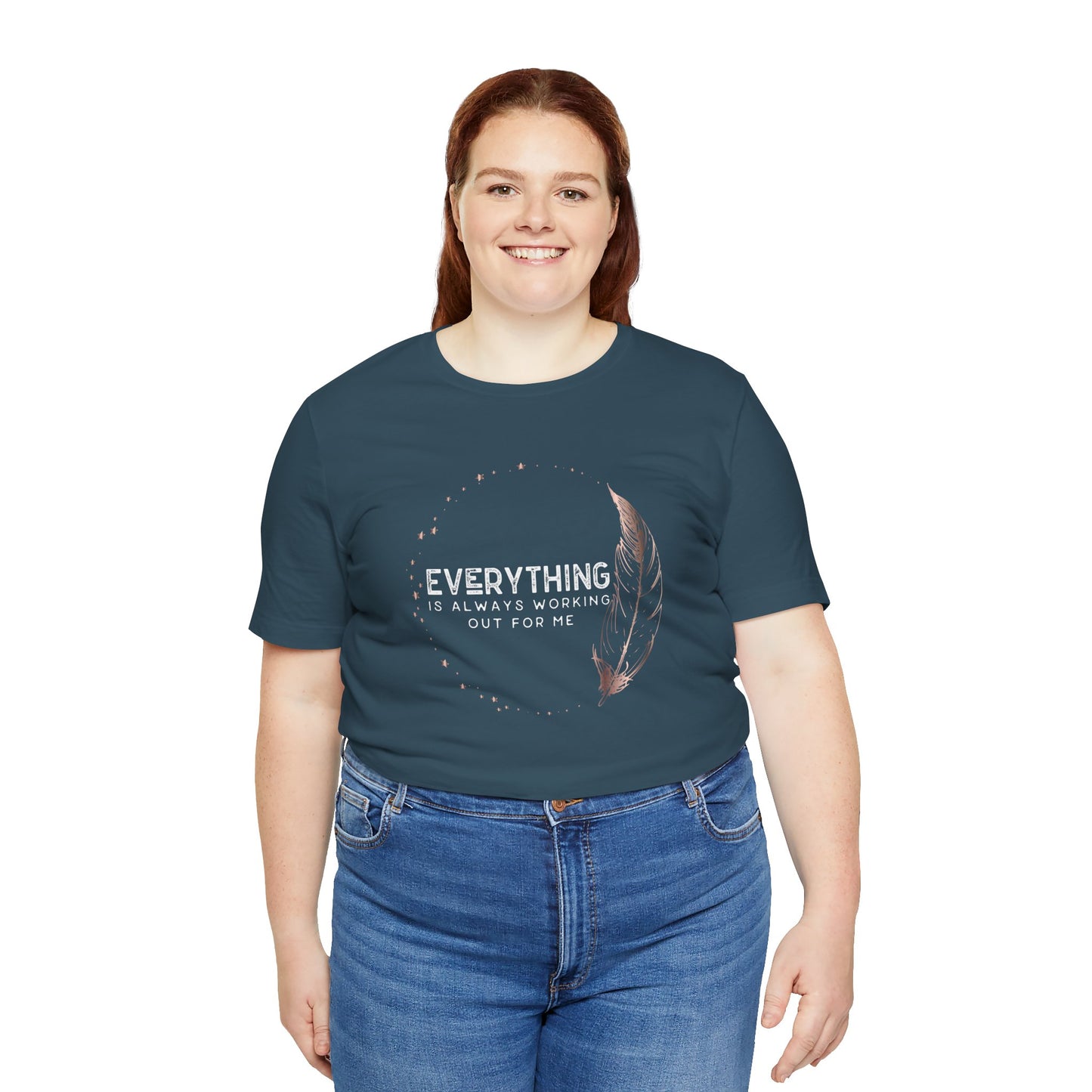 INSPIRED Everything is always ... Jersey Short Sleeve Tee