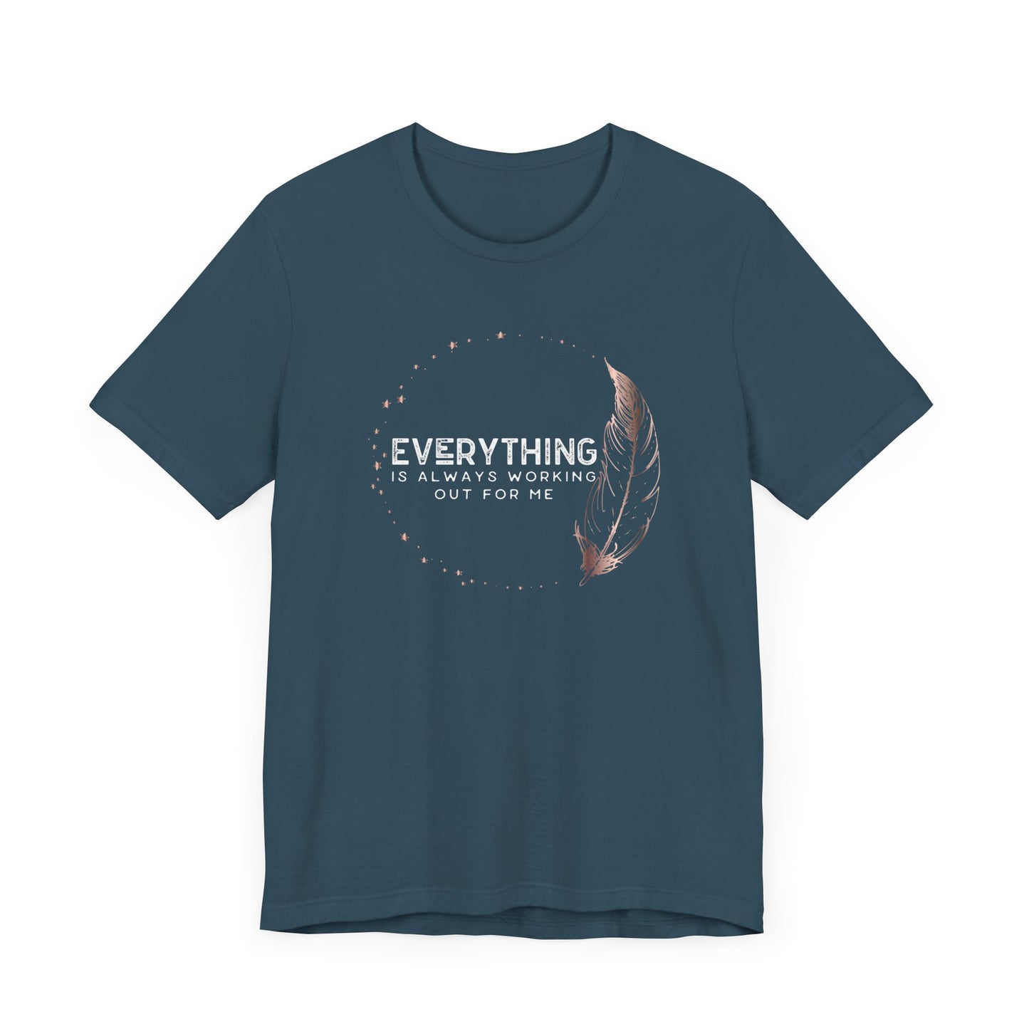 INSPIRED Everything is always ... Jersey Short Sleeve Tee