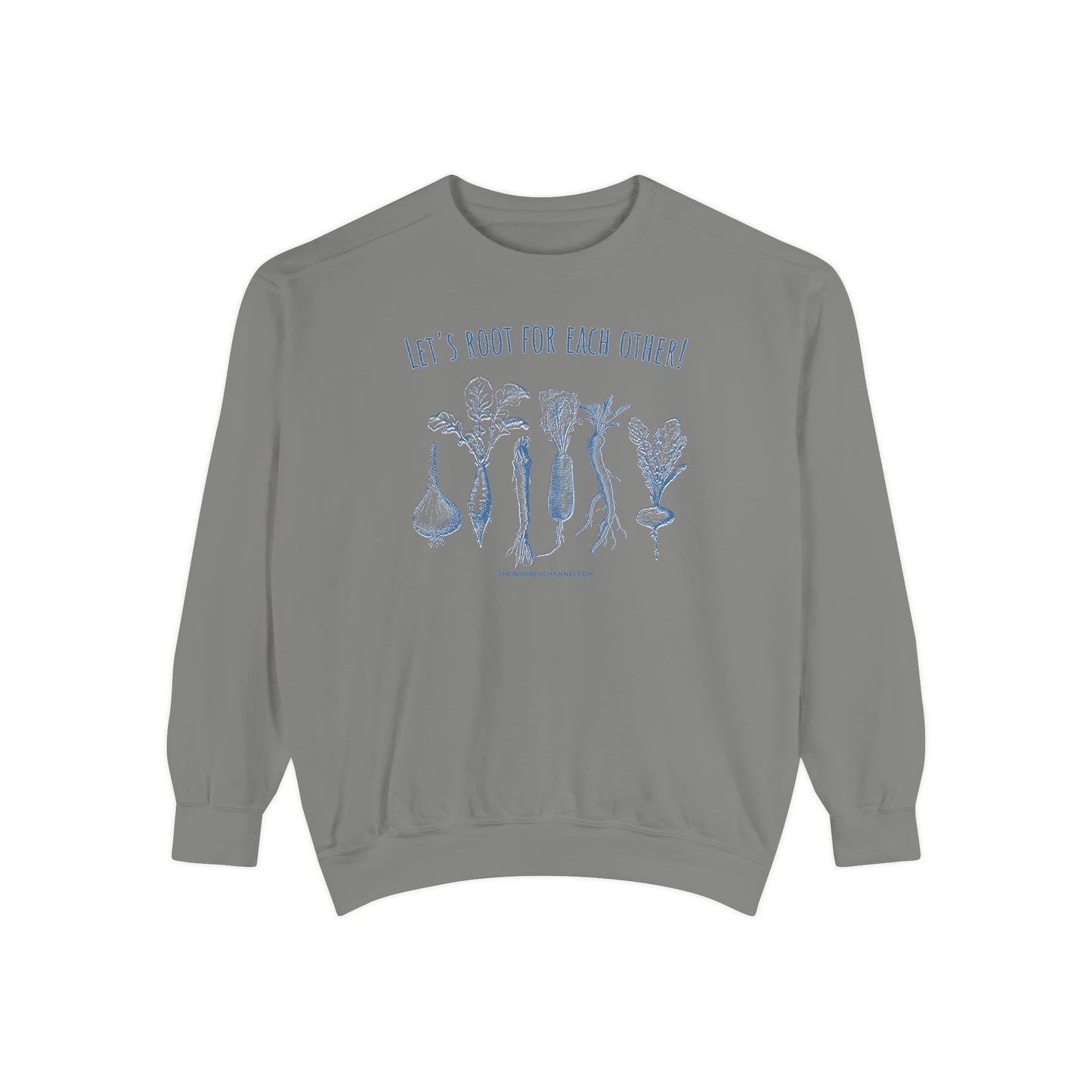 INSPIRED GARDEN L Unisex Dyed Sweatshirt