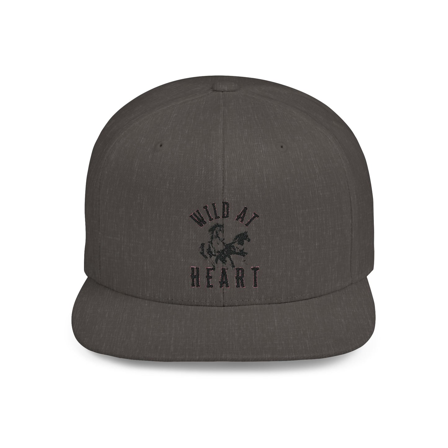 WILD AT HEART Flat Bill Snapback
