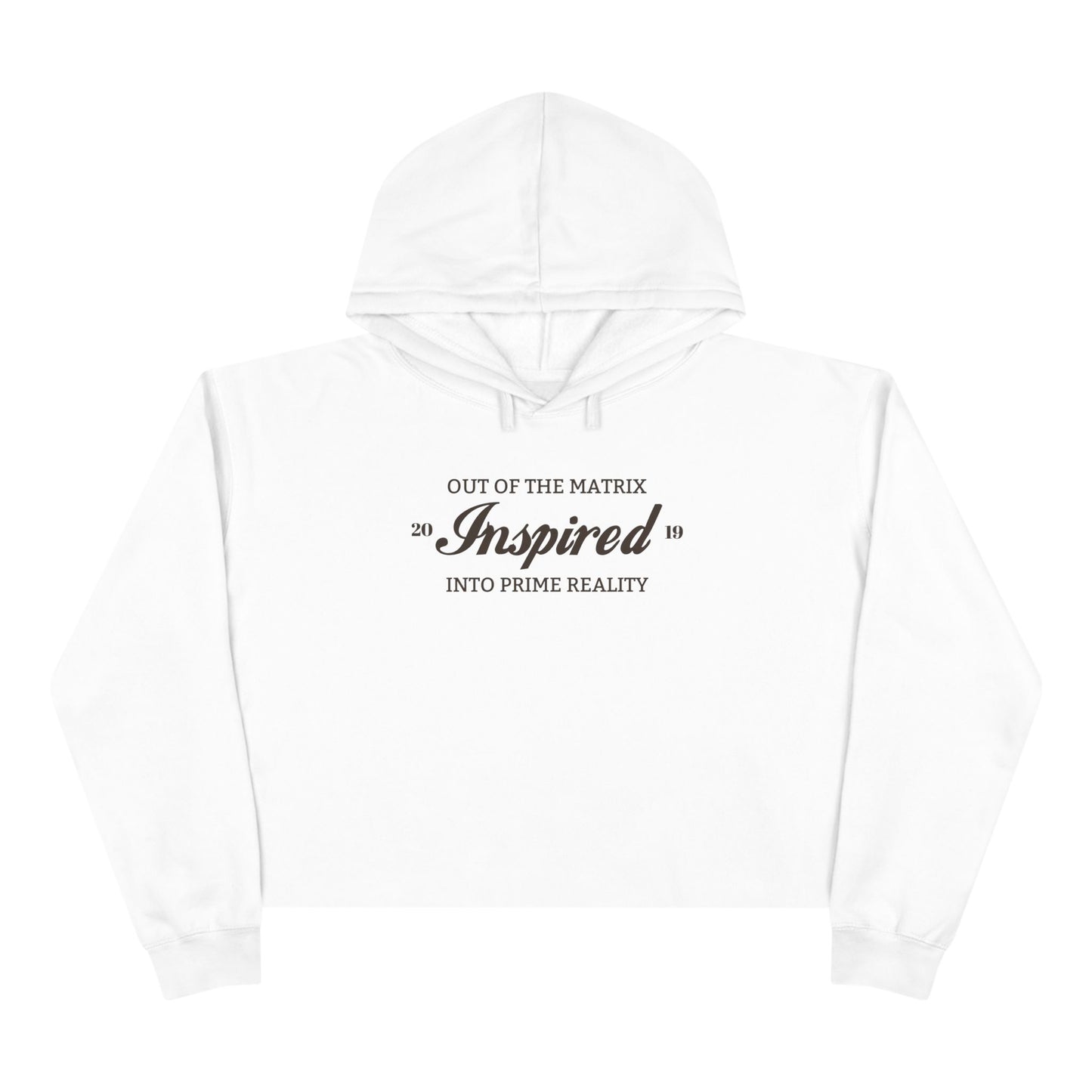 INSPIRED PRIME REALITY Crop Hoodie