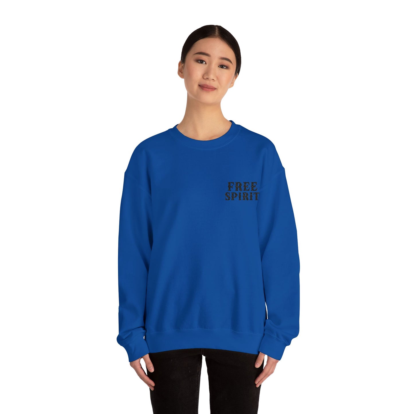 FREE SPIRIT EMBROIDERED Unisex Heavy Blend™ Crewneck Sweatshirt