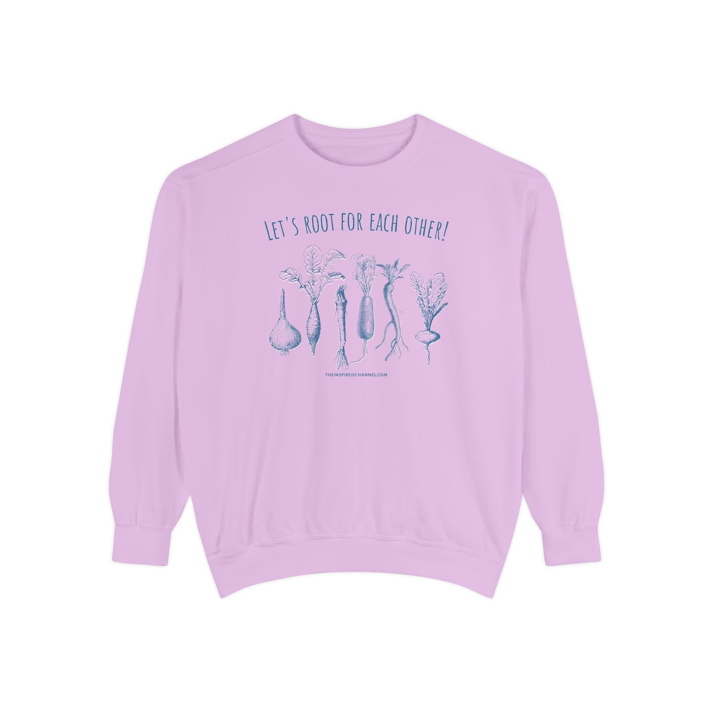 INSPIRED GARDEN L Unisex Dyed Sweatshirt
