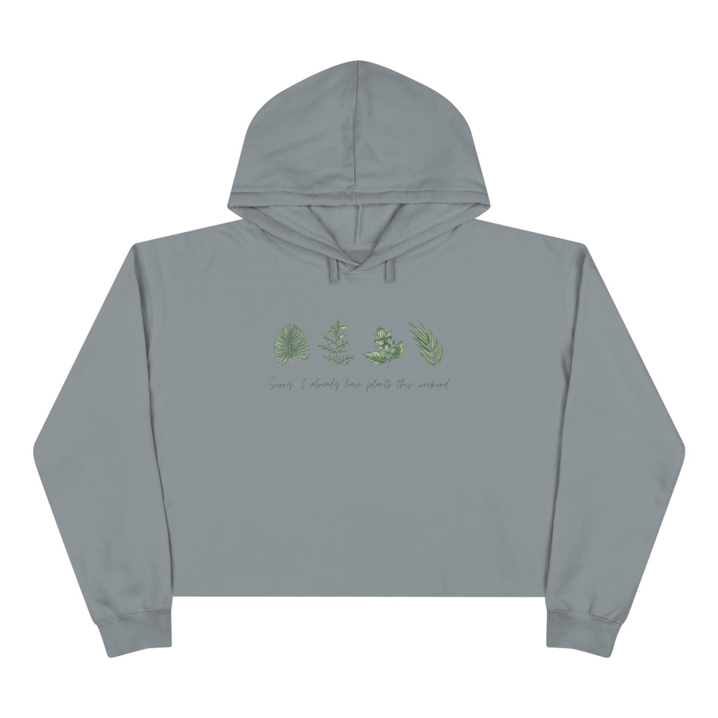 INSPIRED GARDEN P Crop Hoodie