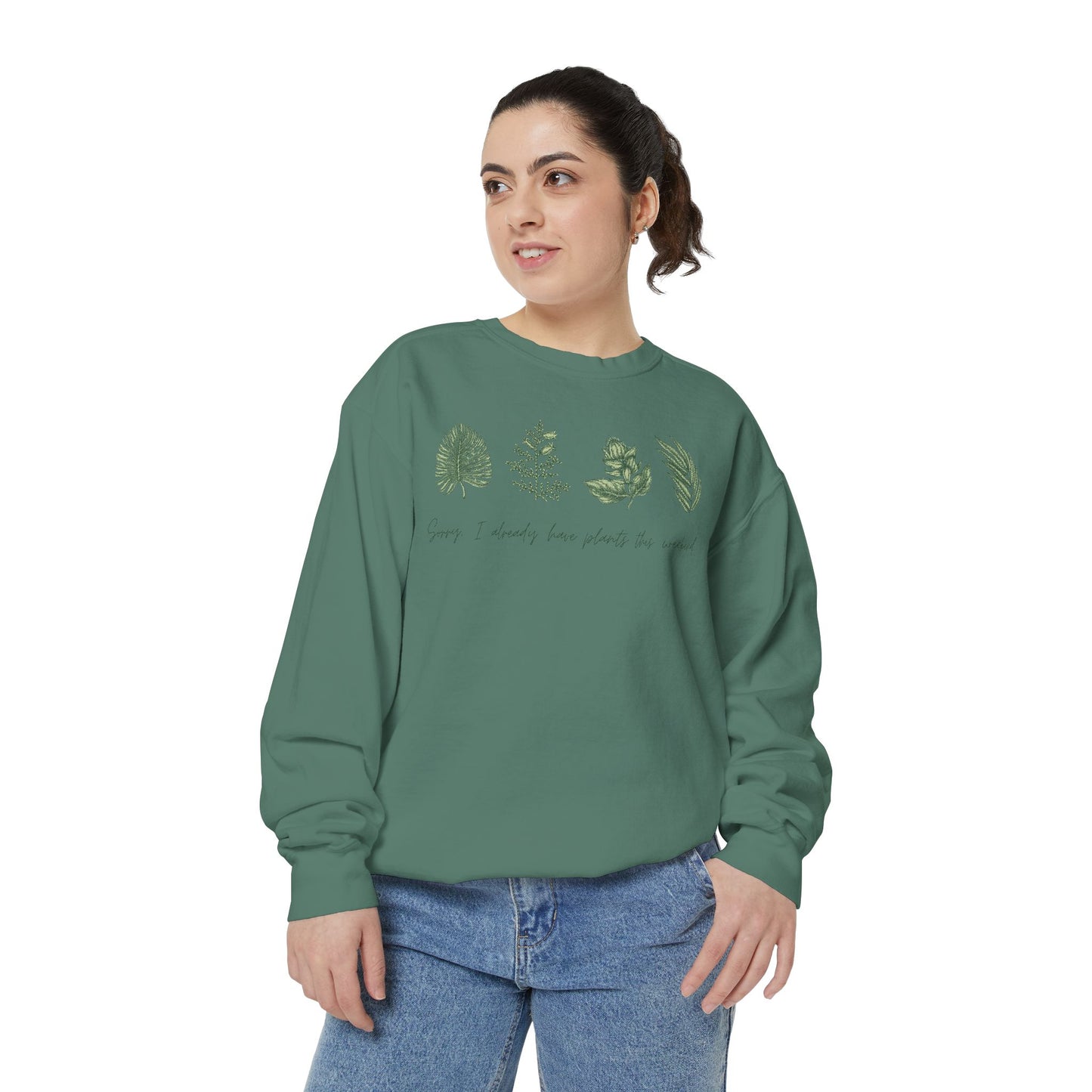 INSPIRED GARDEN P Unisex Dyed Sweatshirt