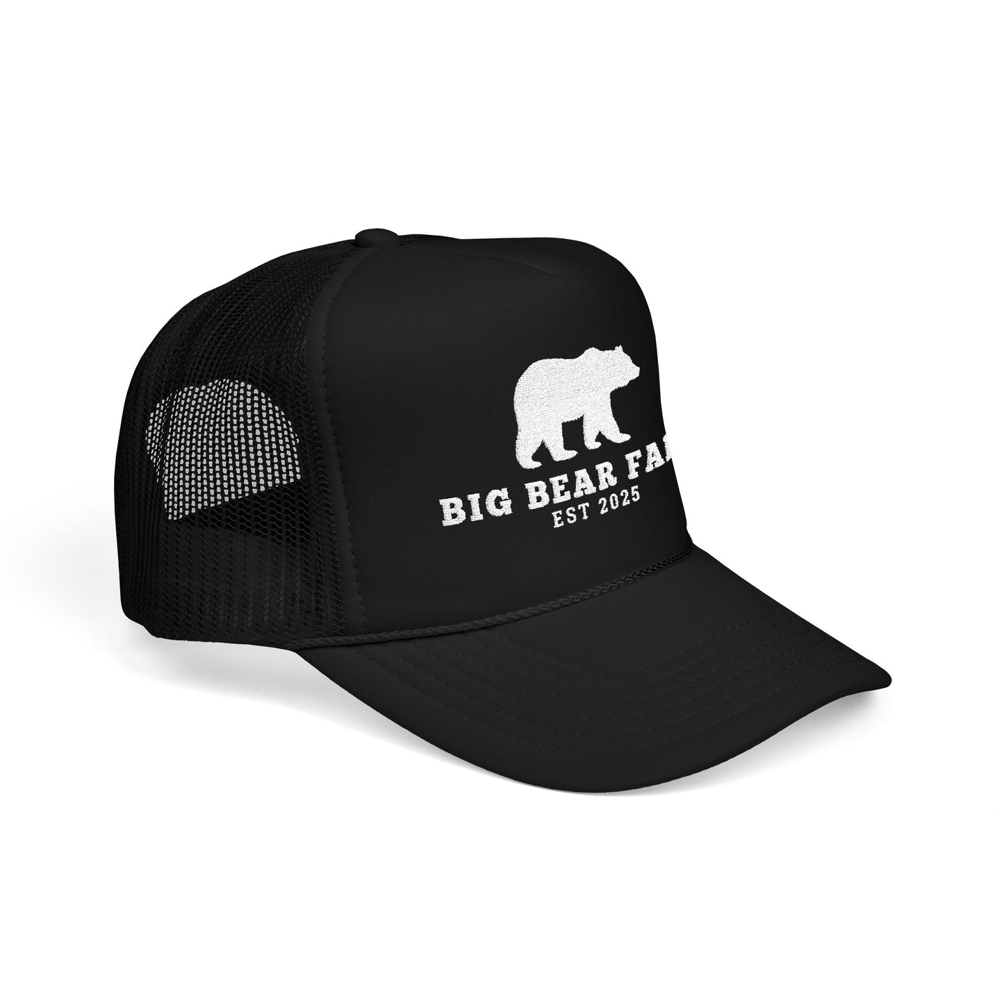 Big Bear Farm B Embroidered Trucker Hat