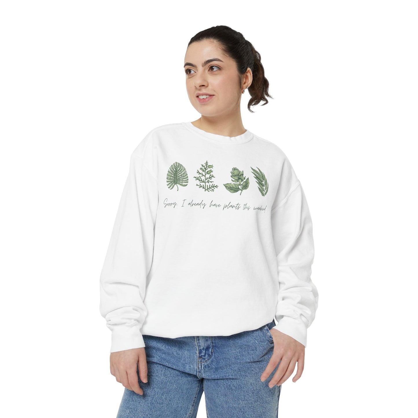 INSPIRED GARDEN P Unisex Dyed Sweatshirt