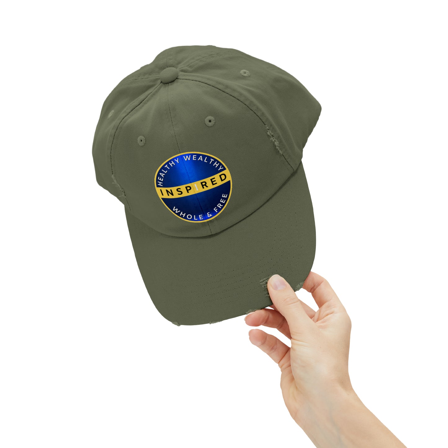 INSPIRED HWWF Unisex Distressed Cap