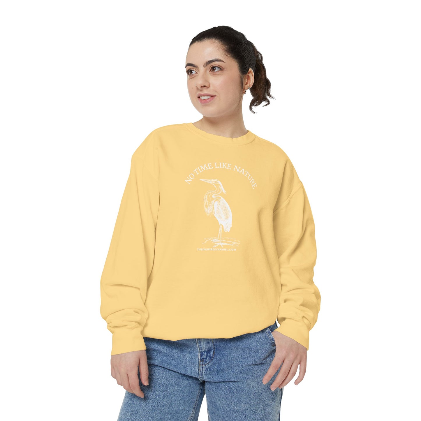 INSPIRED GARDEN Unisex Dyed Sweatshirt