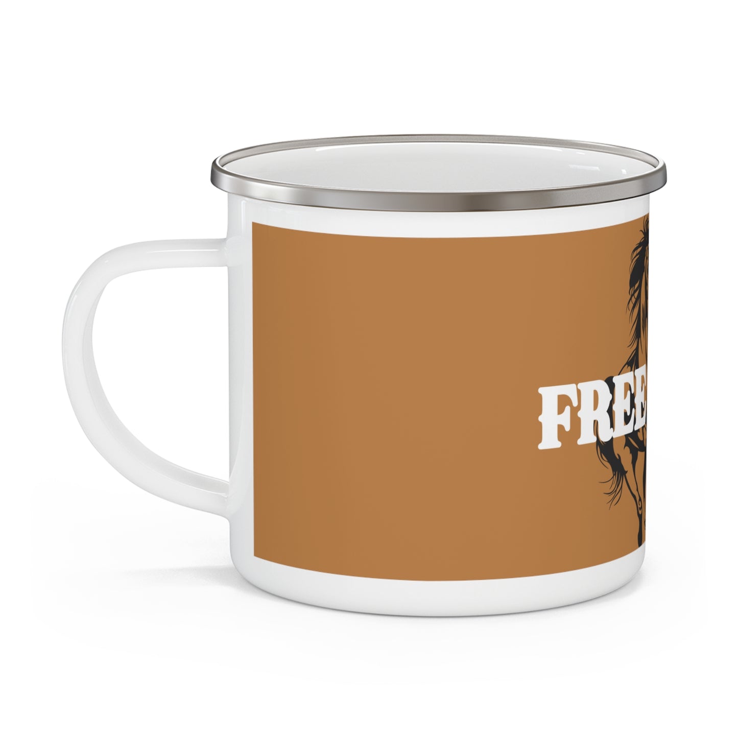 FREE SPIRIT Enamel Camping Mug