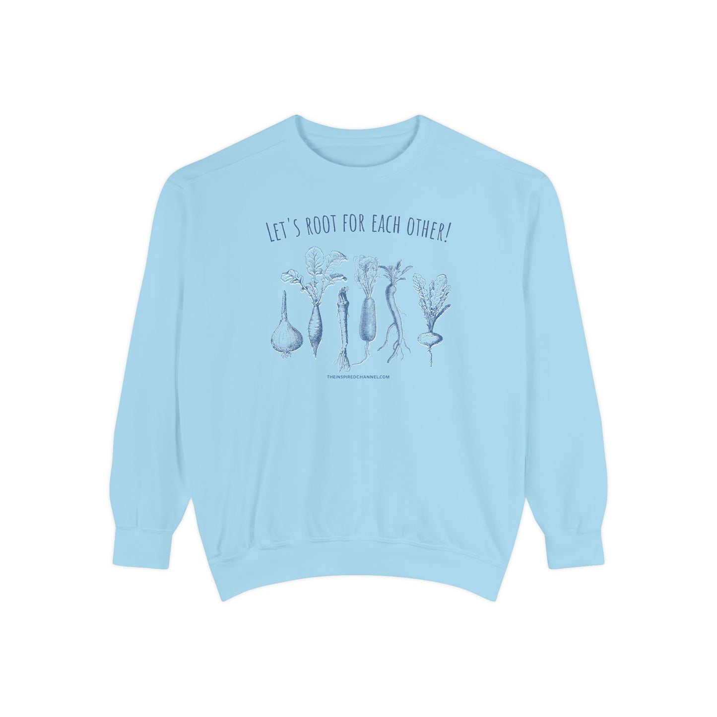 INSPIRED GARDEN L Unisex Dyed Sweatshirt
