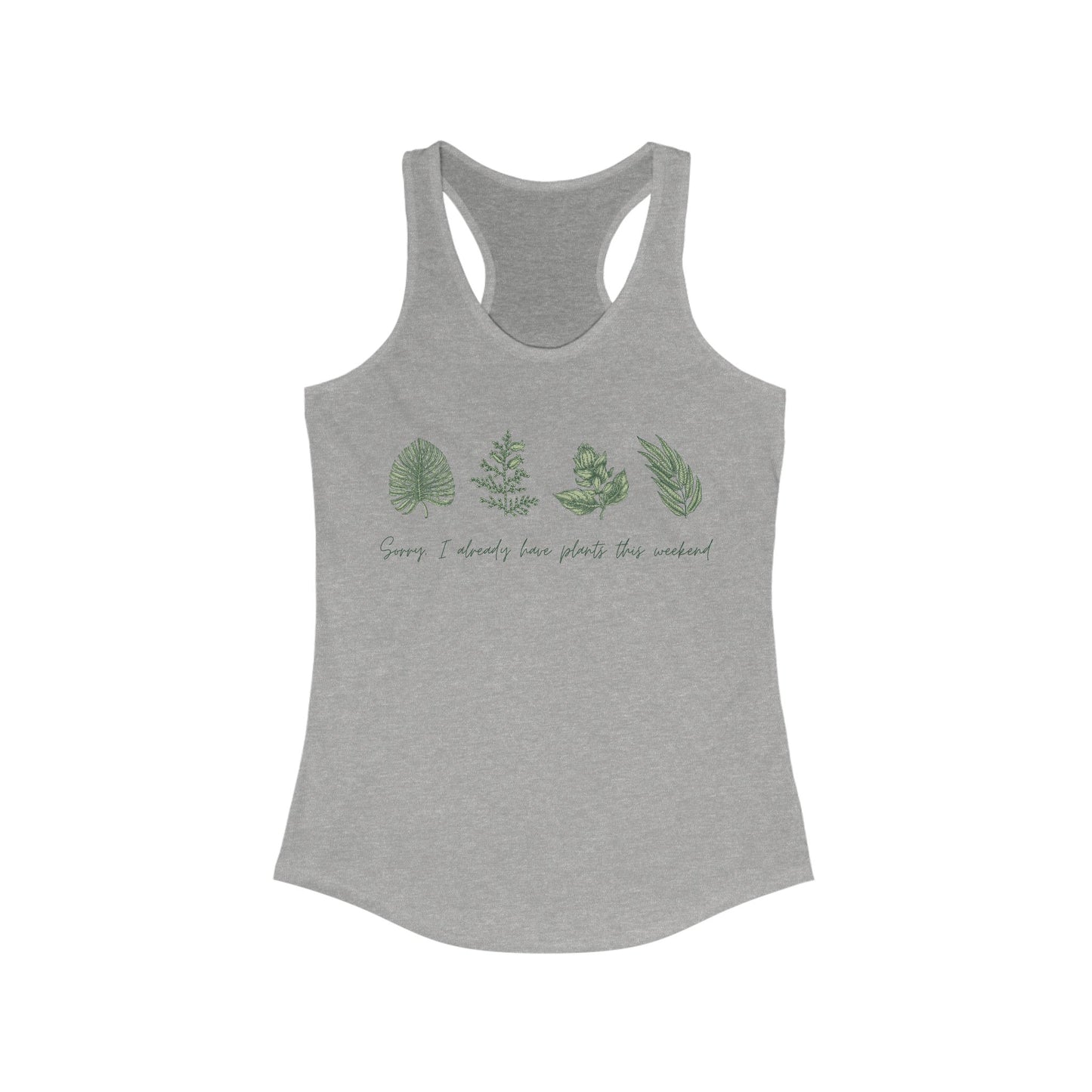INSPIRED GARDEN P Women's Ideal Racerback Tank
