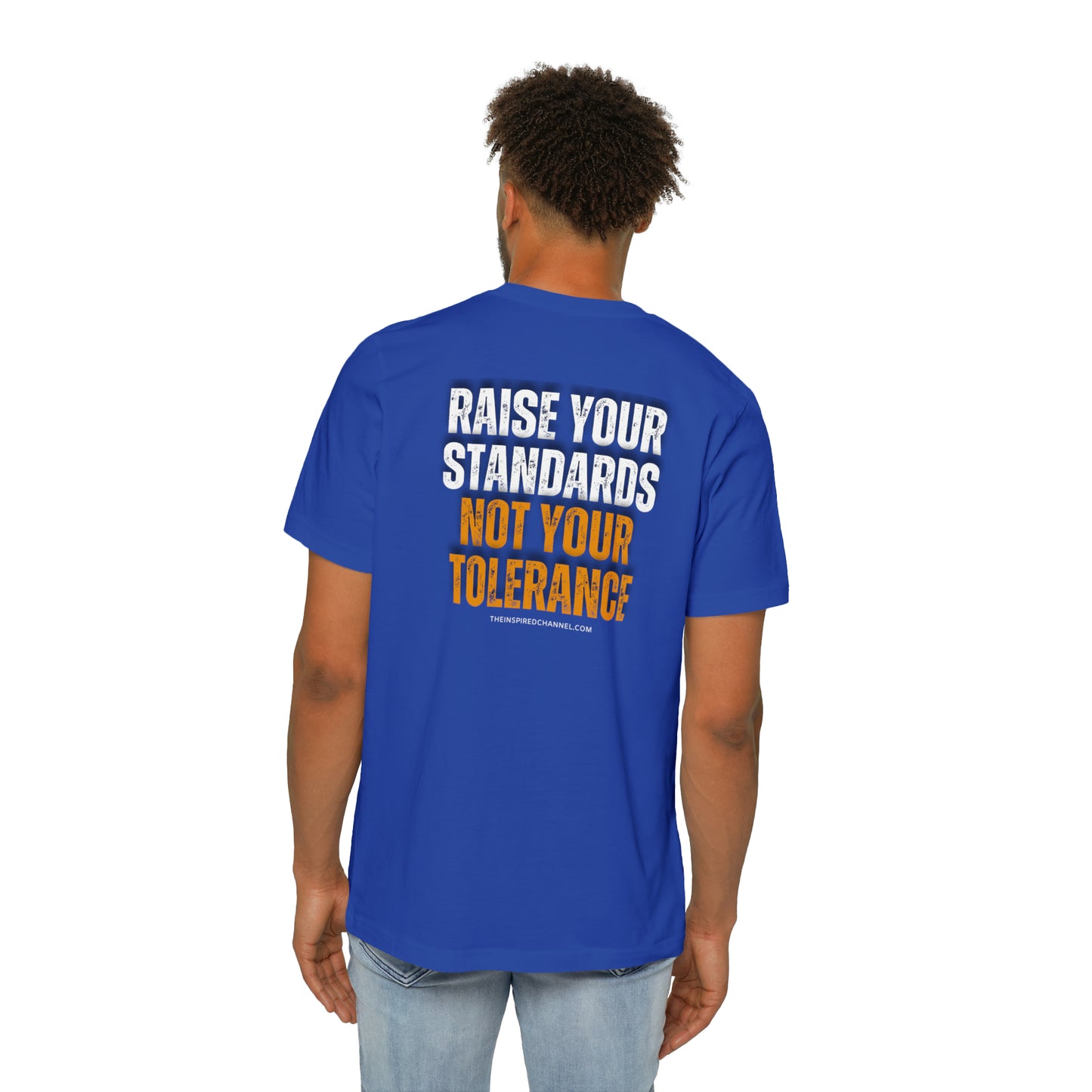 INSPIRED Men Raise Your Standards USA-Made Unisex Short-Sleeve Jersey T-Shirt