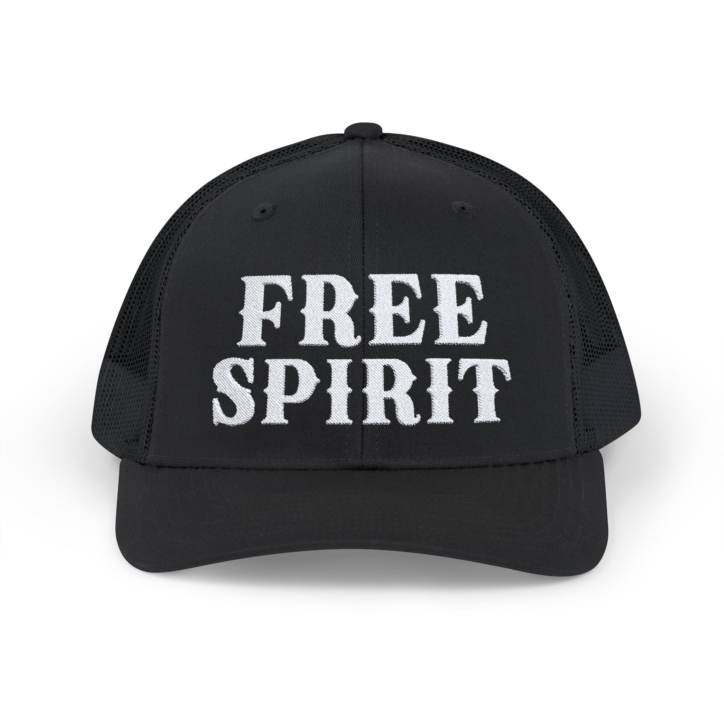 FREE SPIRIT W Embroidered Snapback Trucker Cap