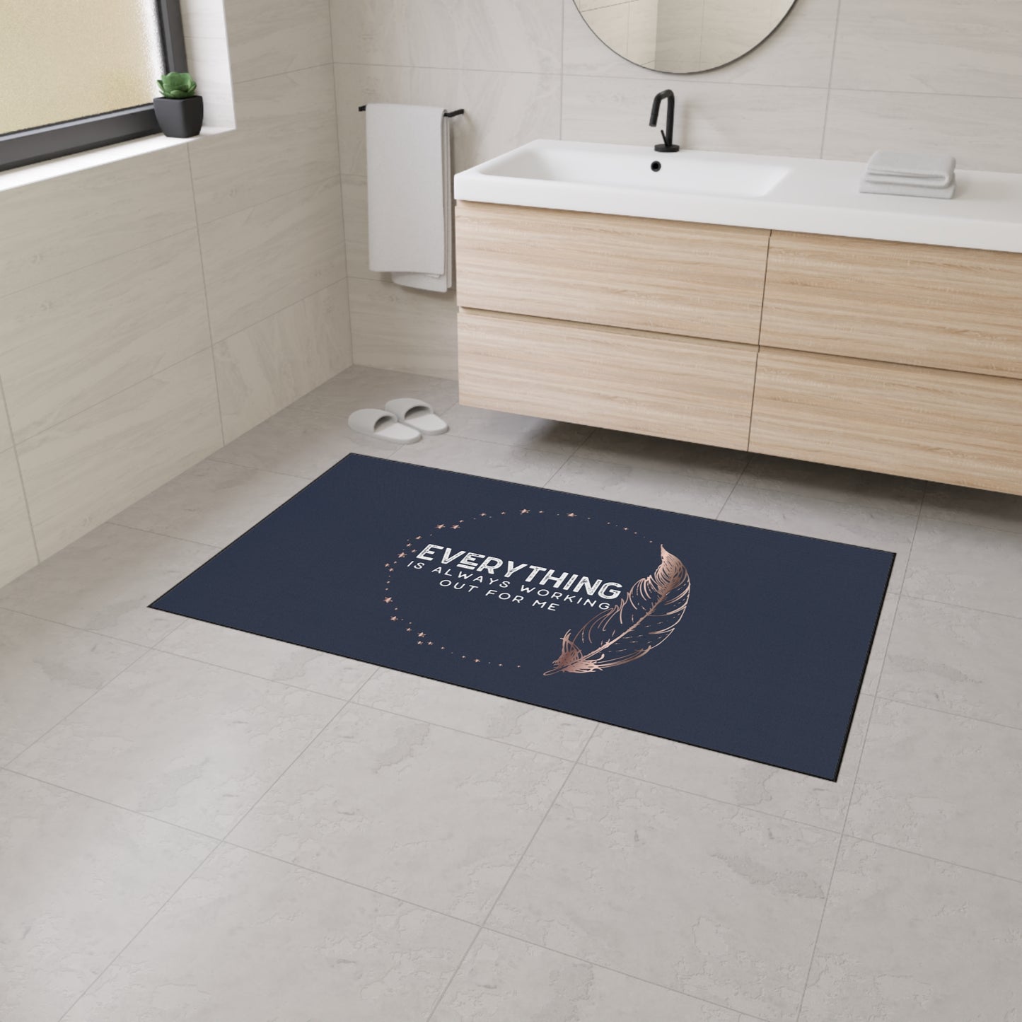 INSPIRED Everything Is Always... Heavy Duty Floor Mat