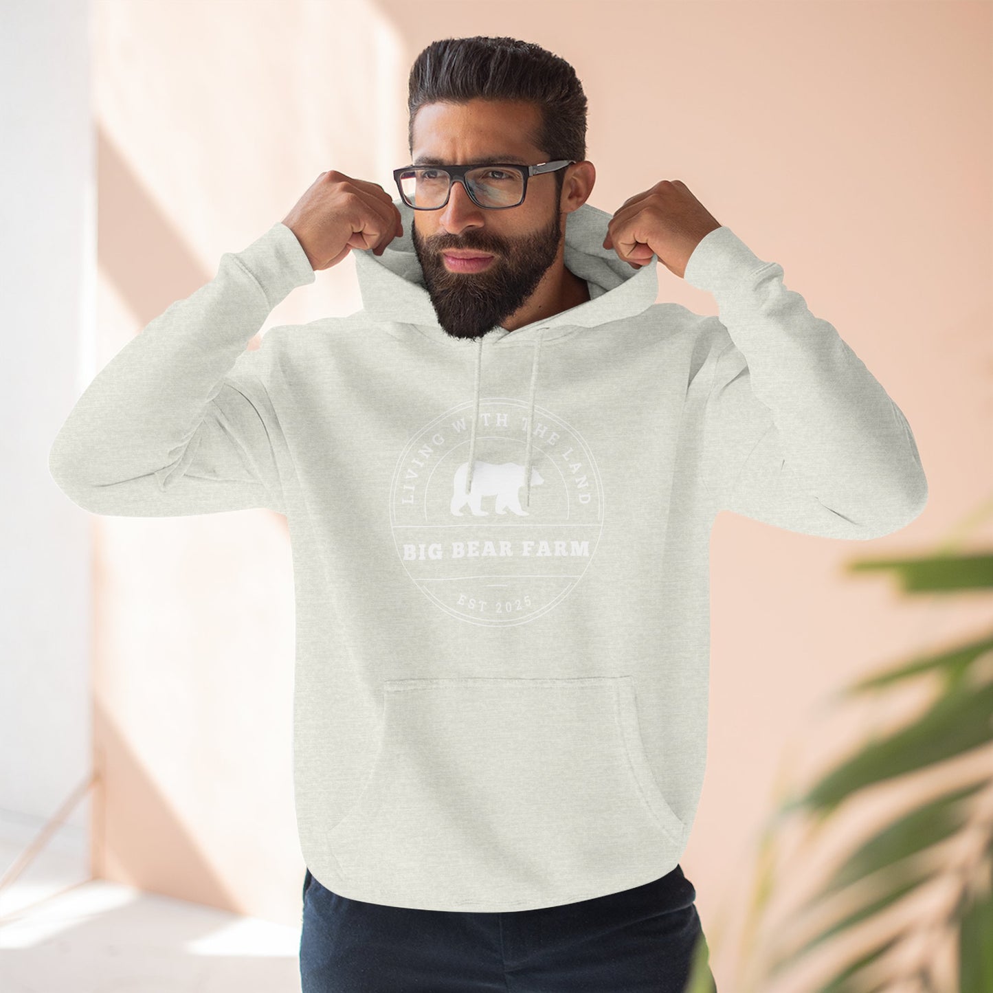 BIG BEAR FARM wm Fleece Hoodie UNISEX