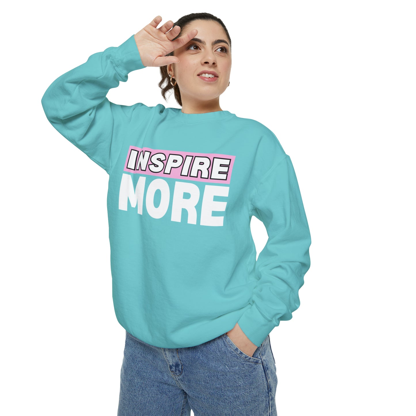 INSPIRED INSPIRE MORE Unisex Dyed Sweatshirt
