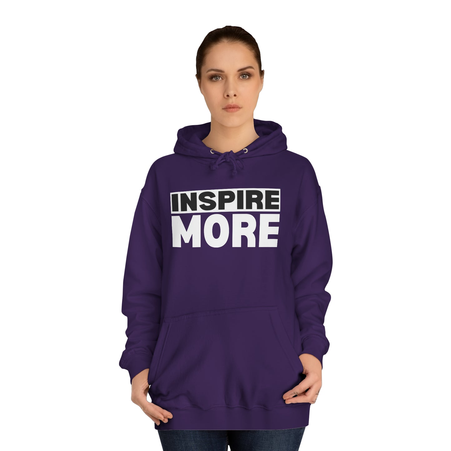INSPIRE MORE Unisex College Hoodie
