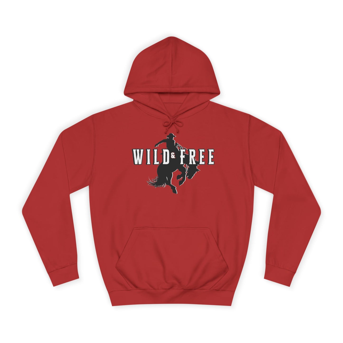 COWBOY WILD AND FREE B UNISEX College Hoodie