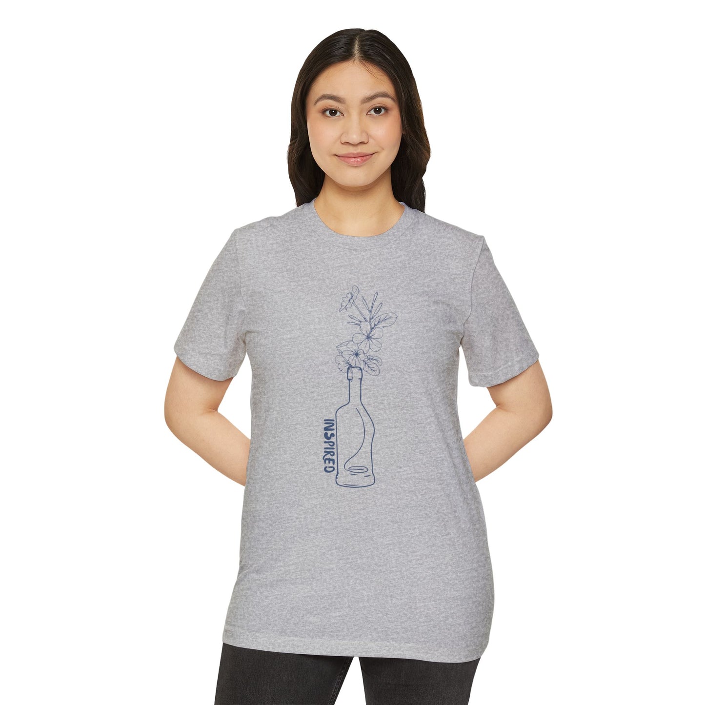 INSPIRED GARDEN V Unisex Recycled ORGANIC T-Shirt