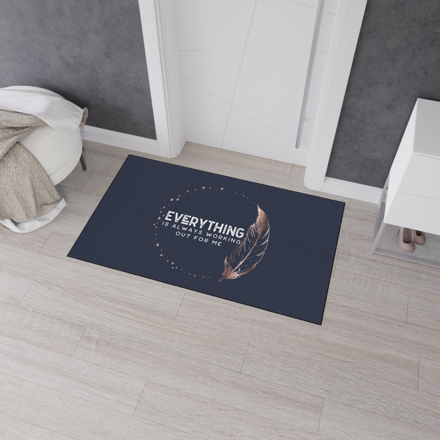 INSPIRED Everything Is Always... Heavy Duty Floor Mat