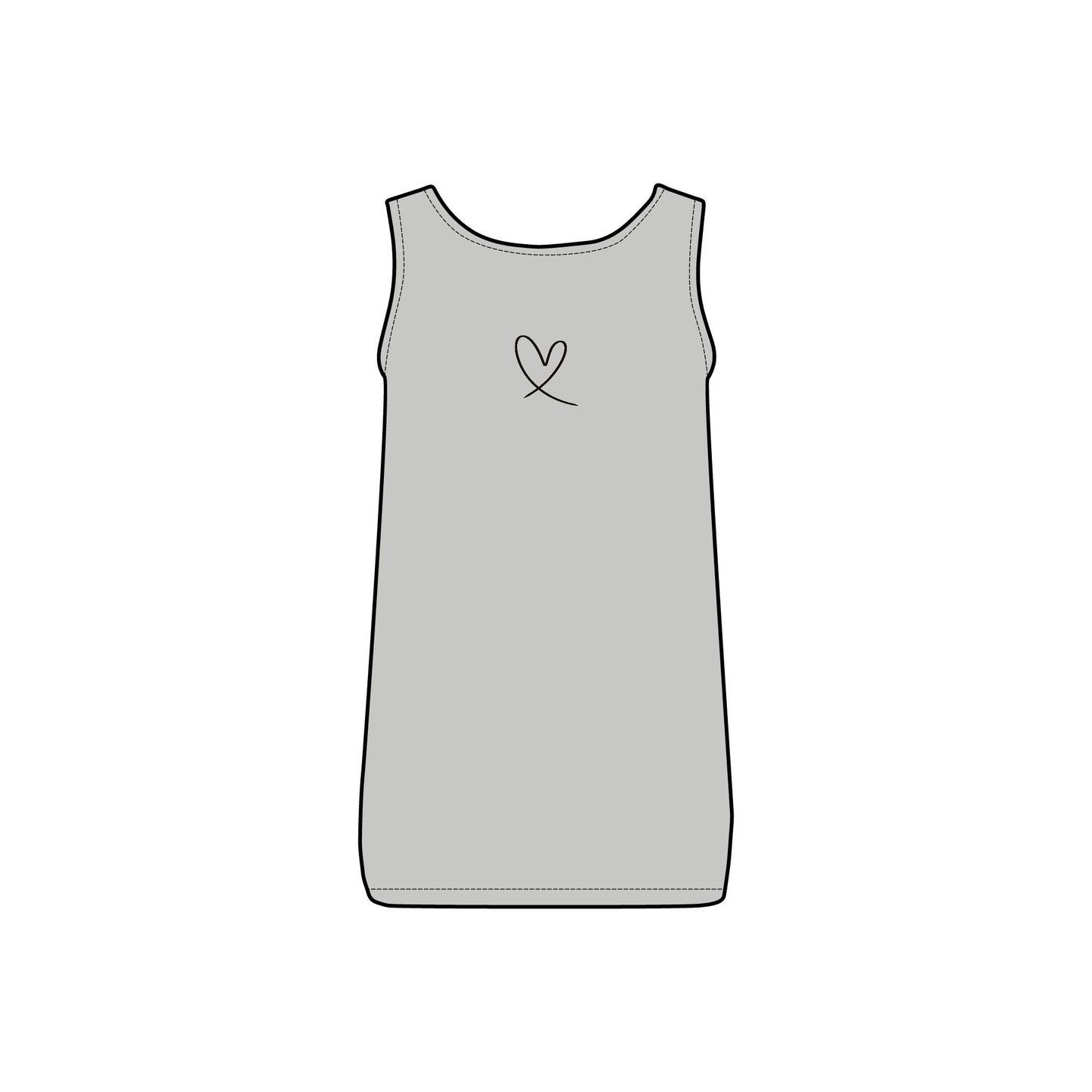 INSPIRED GARDEN WOMEN'S Micro Ribbed Tank
