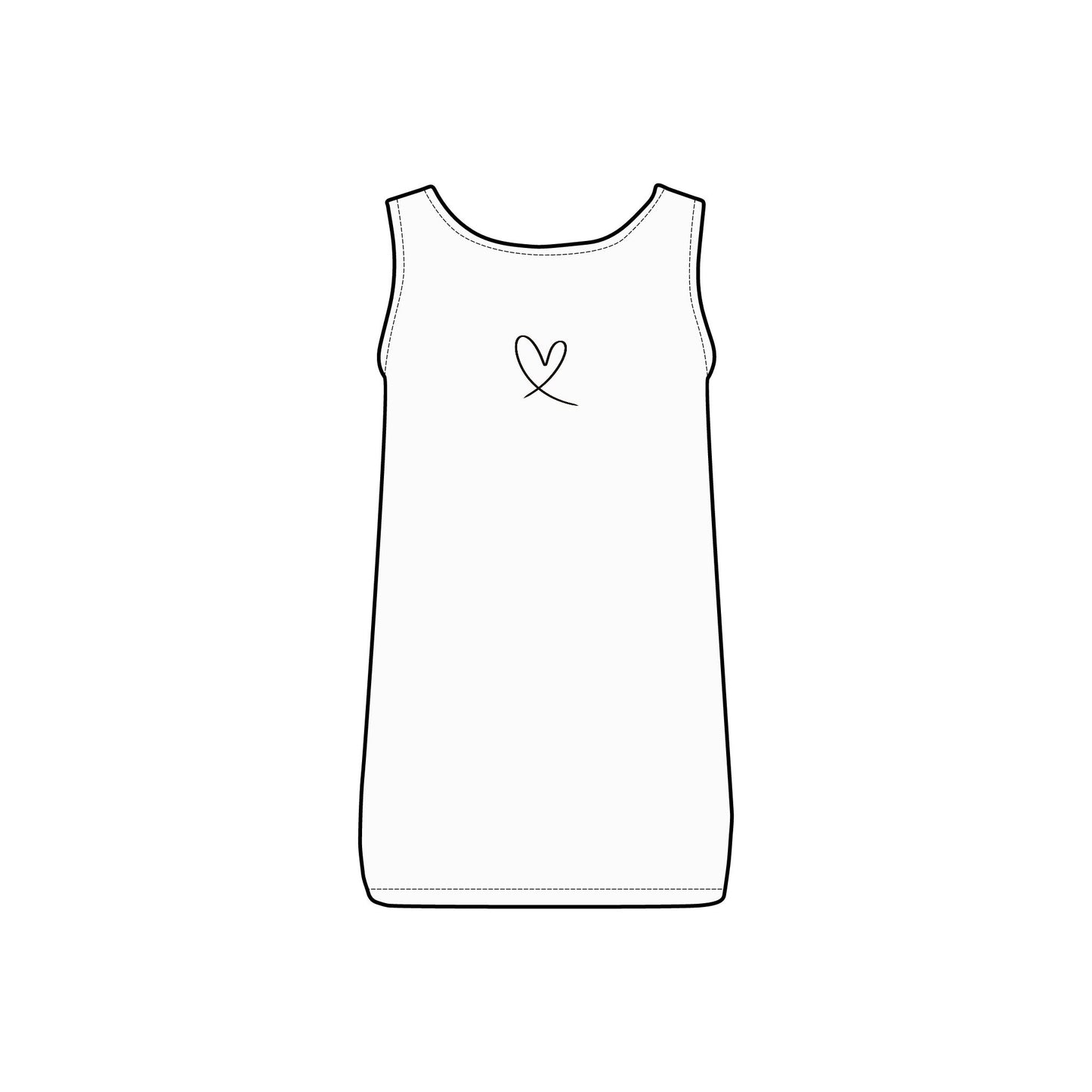 INSPIRED GARDEN WOMEN'S Micro Ribbed Tank